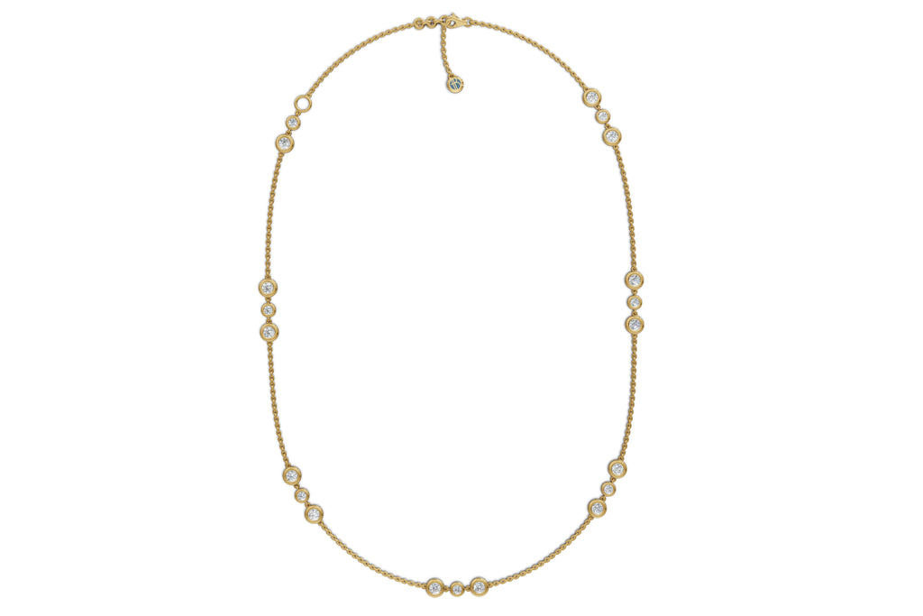 Sutr Triad Setting By the Yard Necklace