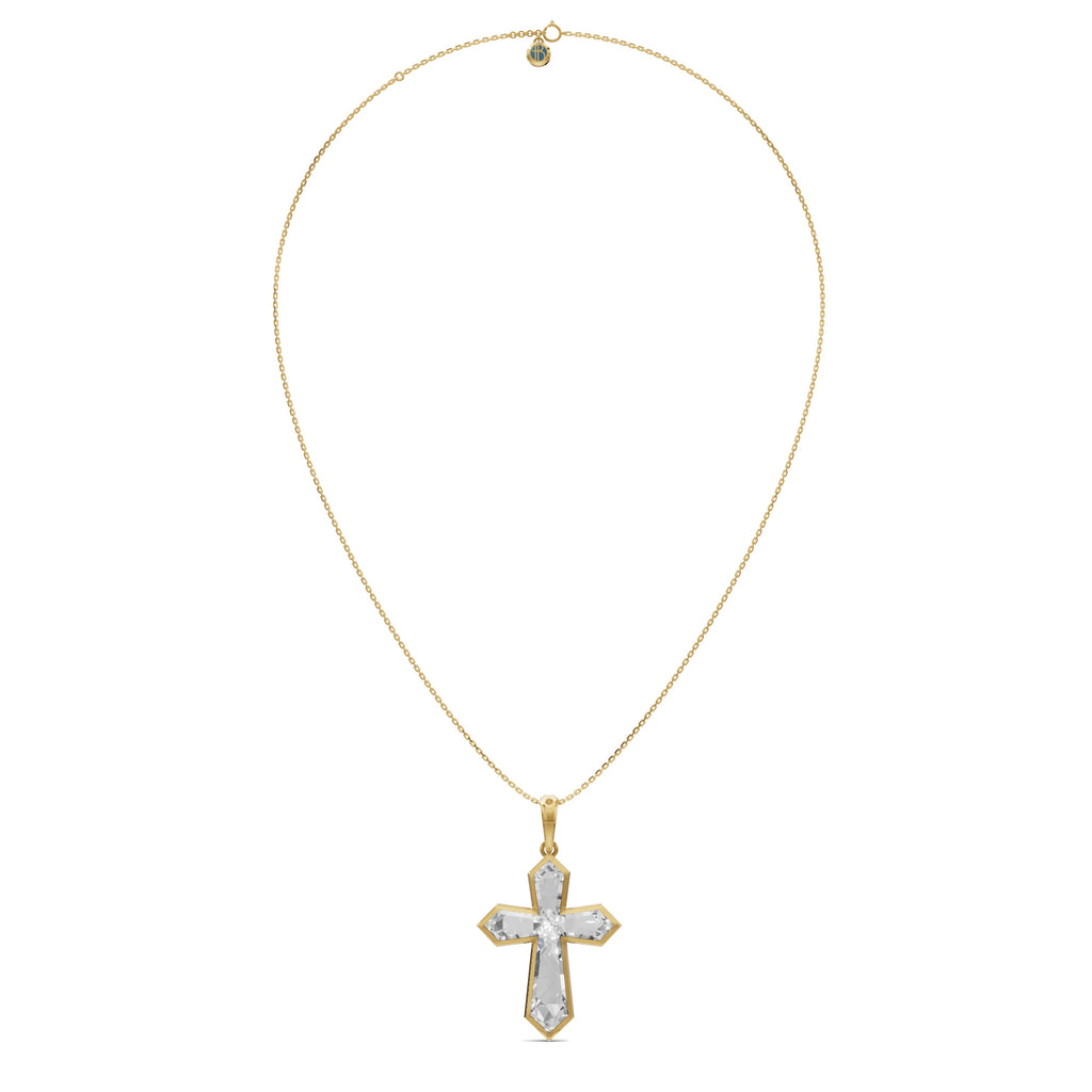 Aster Cross Pendant