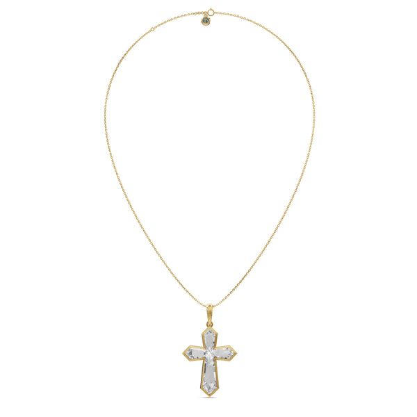 Aster Cross Pendant