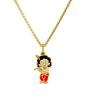 18K Gold Layered Silver