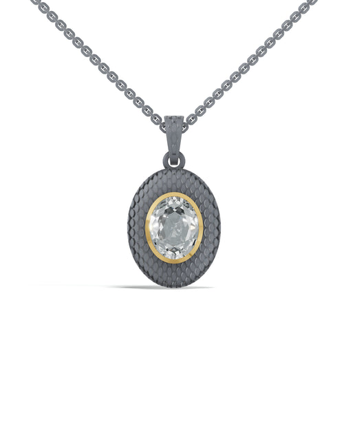 Enigma Hidden Halo Pendant