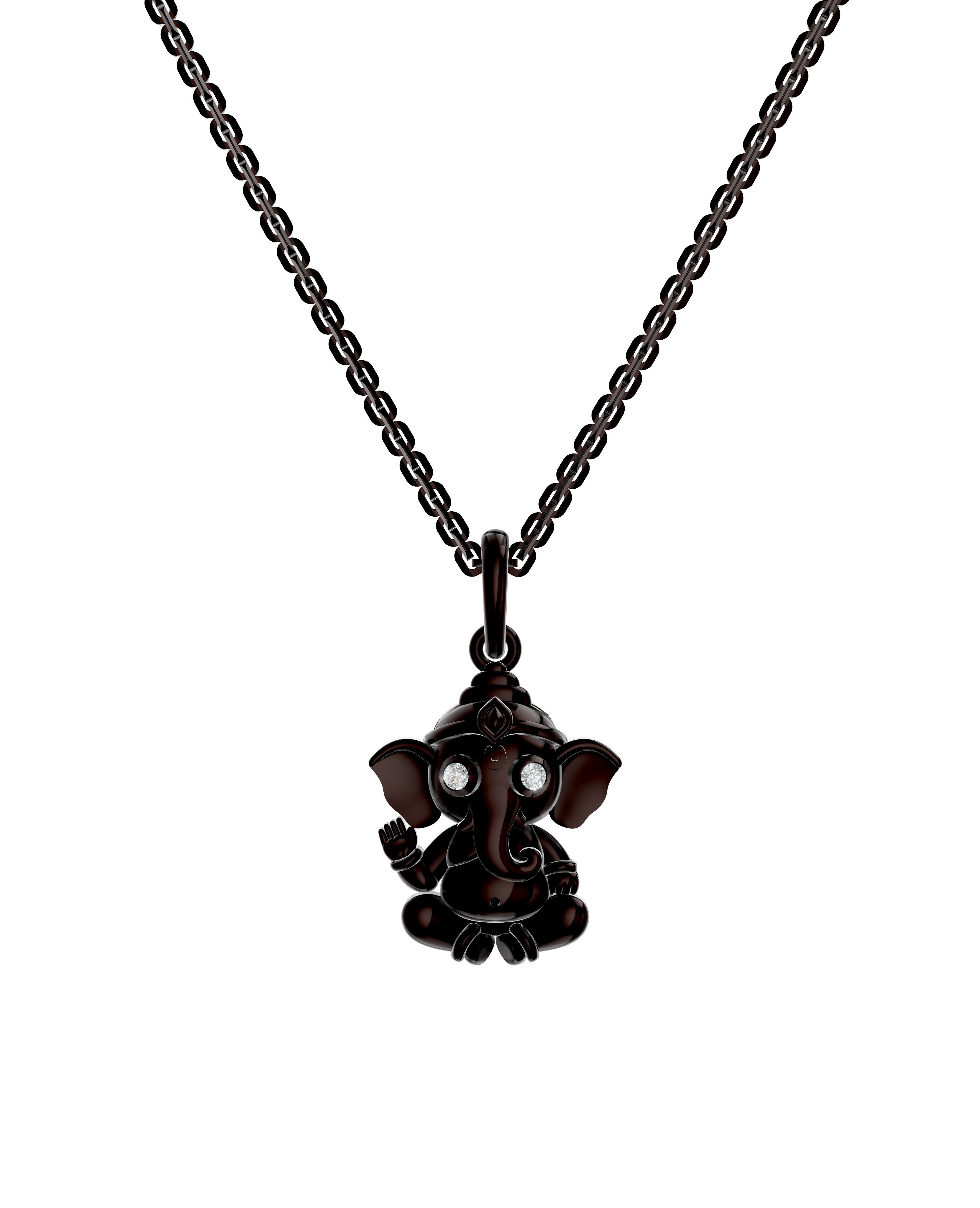 Chocolate-Brown Finished Silver