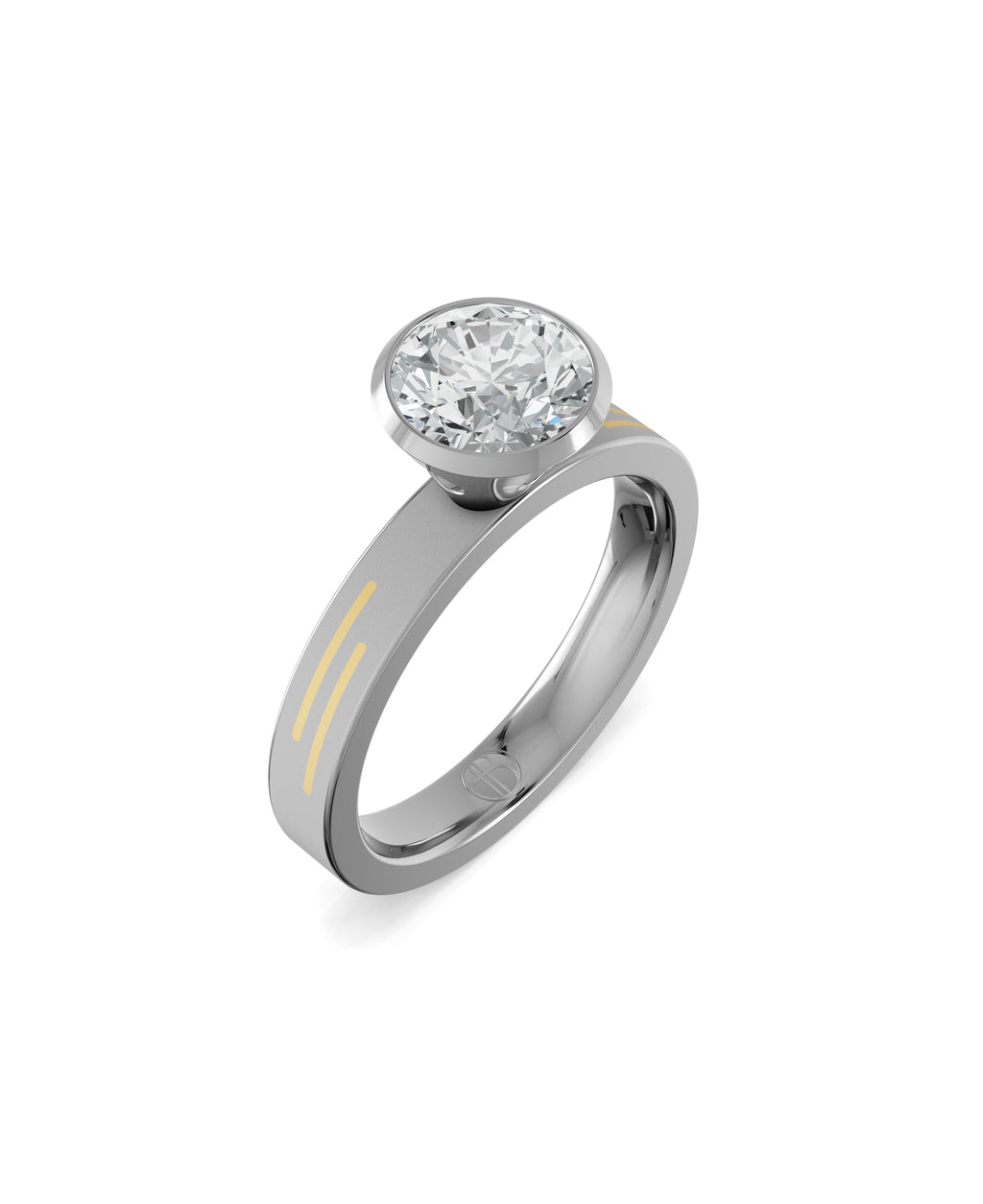 Substance Rhythm Solitaire RIng