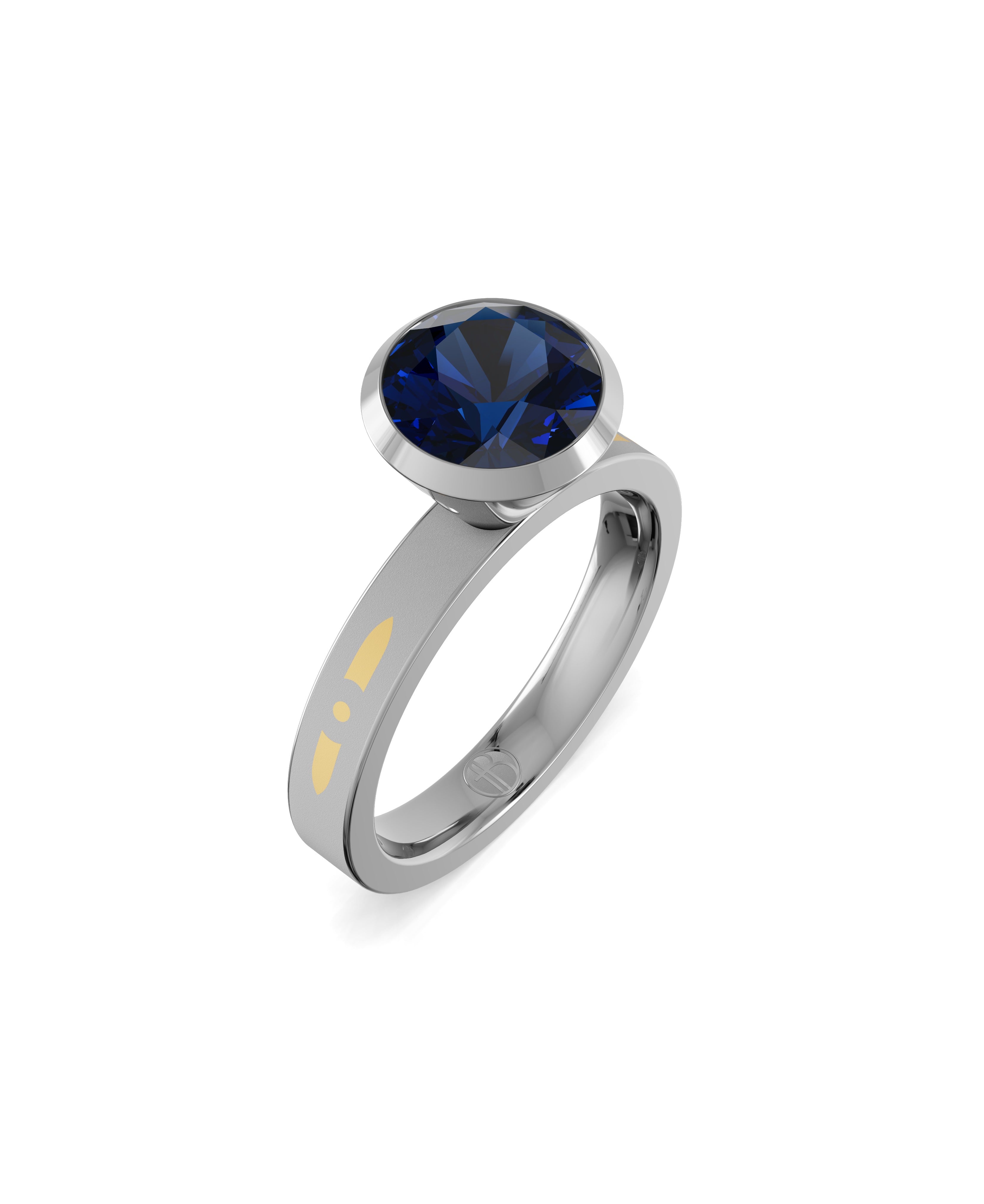 Substance Crest Solitaire Ring
