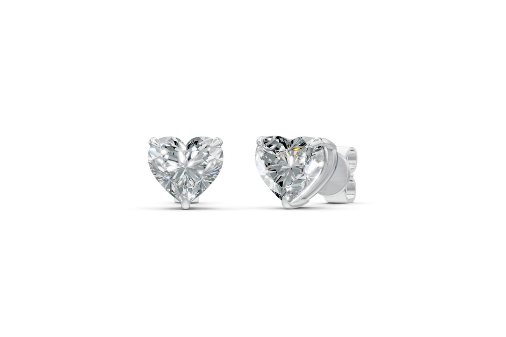 Spark Heart Stud Earings