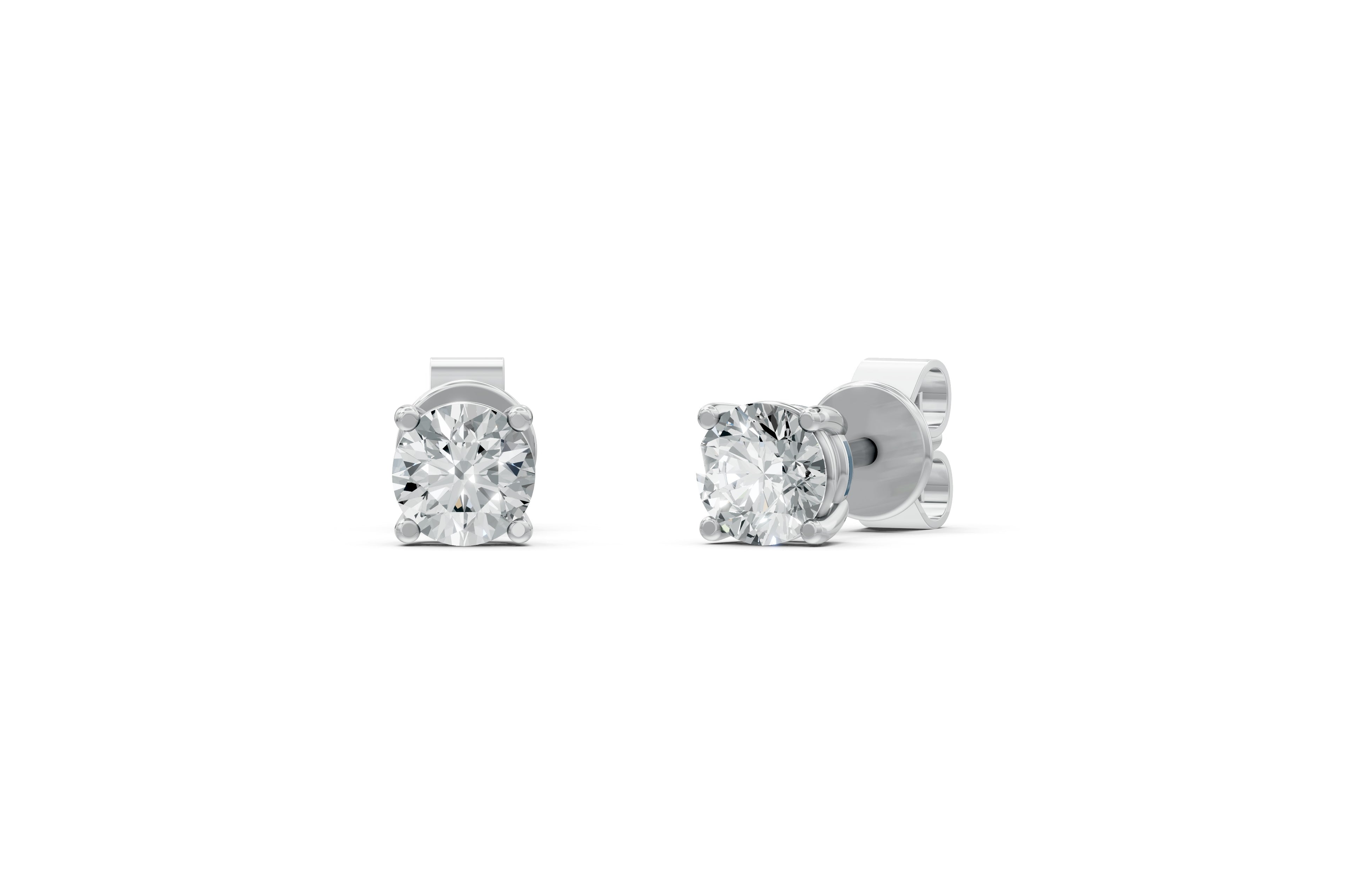 Spark Round Stud Earings