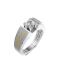 Platinum and Hand-inlaid 22k Gold