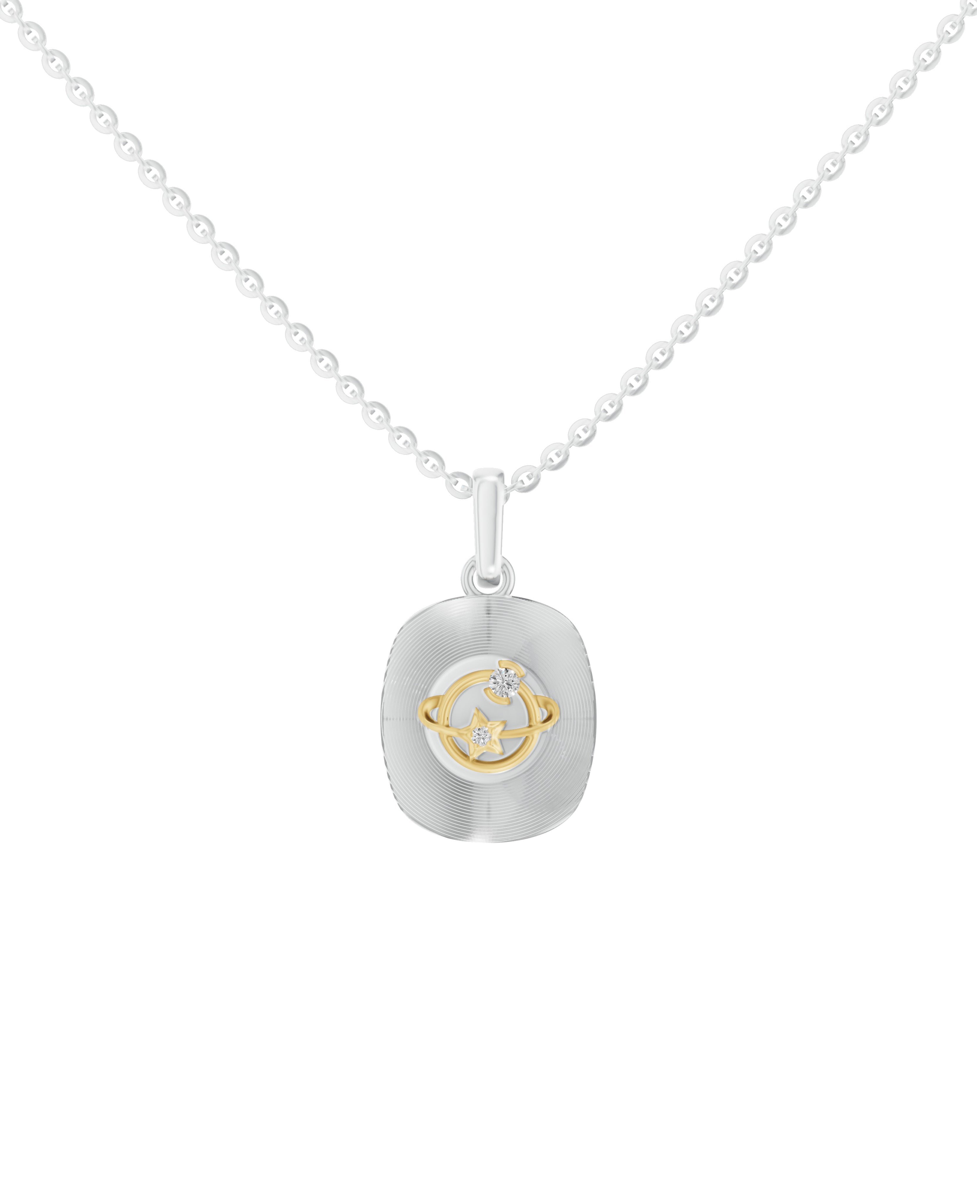 Sterling Silver and Gold Motif