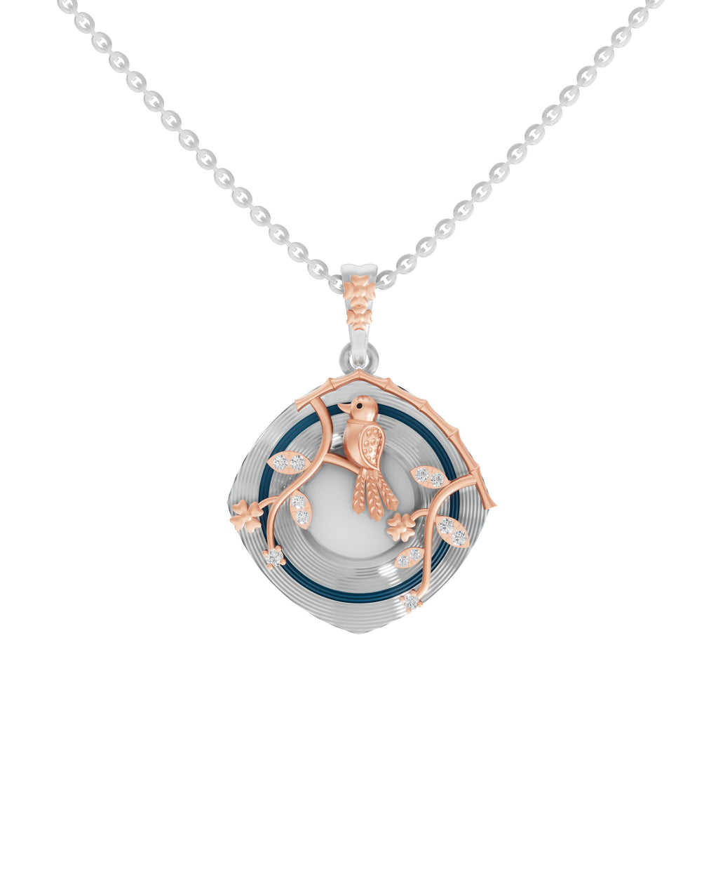 Sterling Silver and Gold Motif