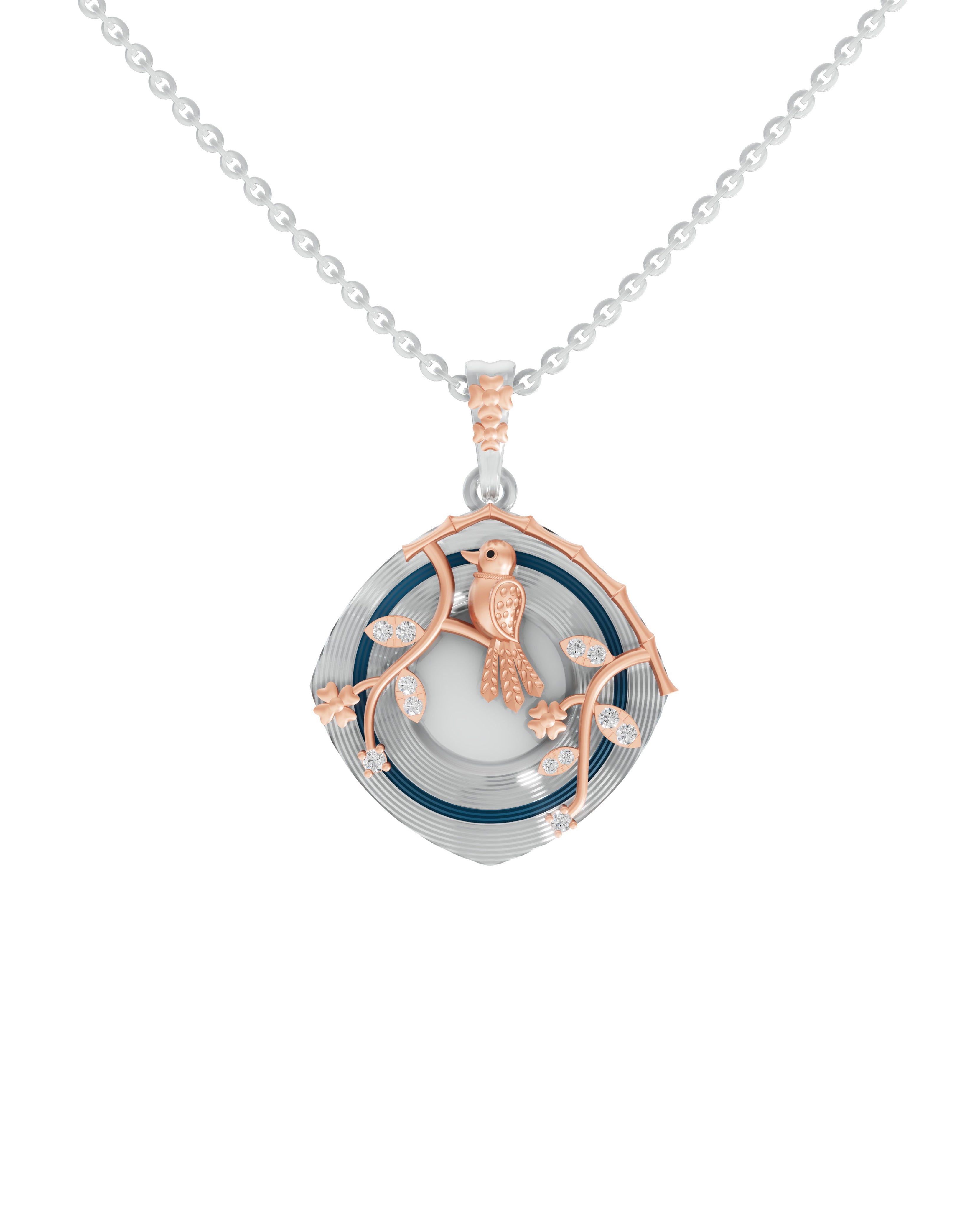 Sterling Silver and Gold Motif