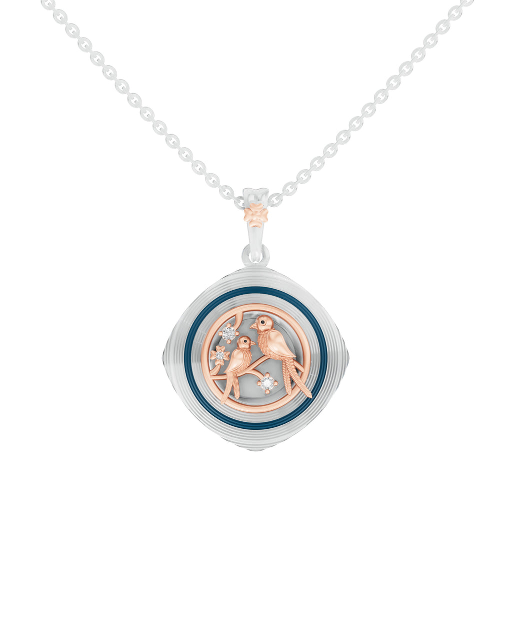 Sterling Silver and Gold Motif