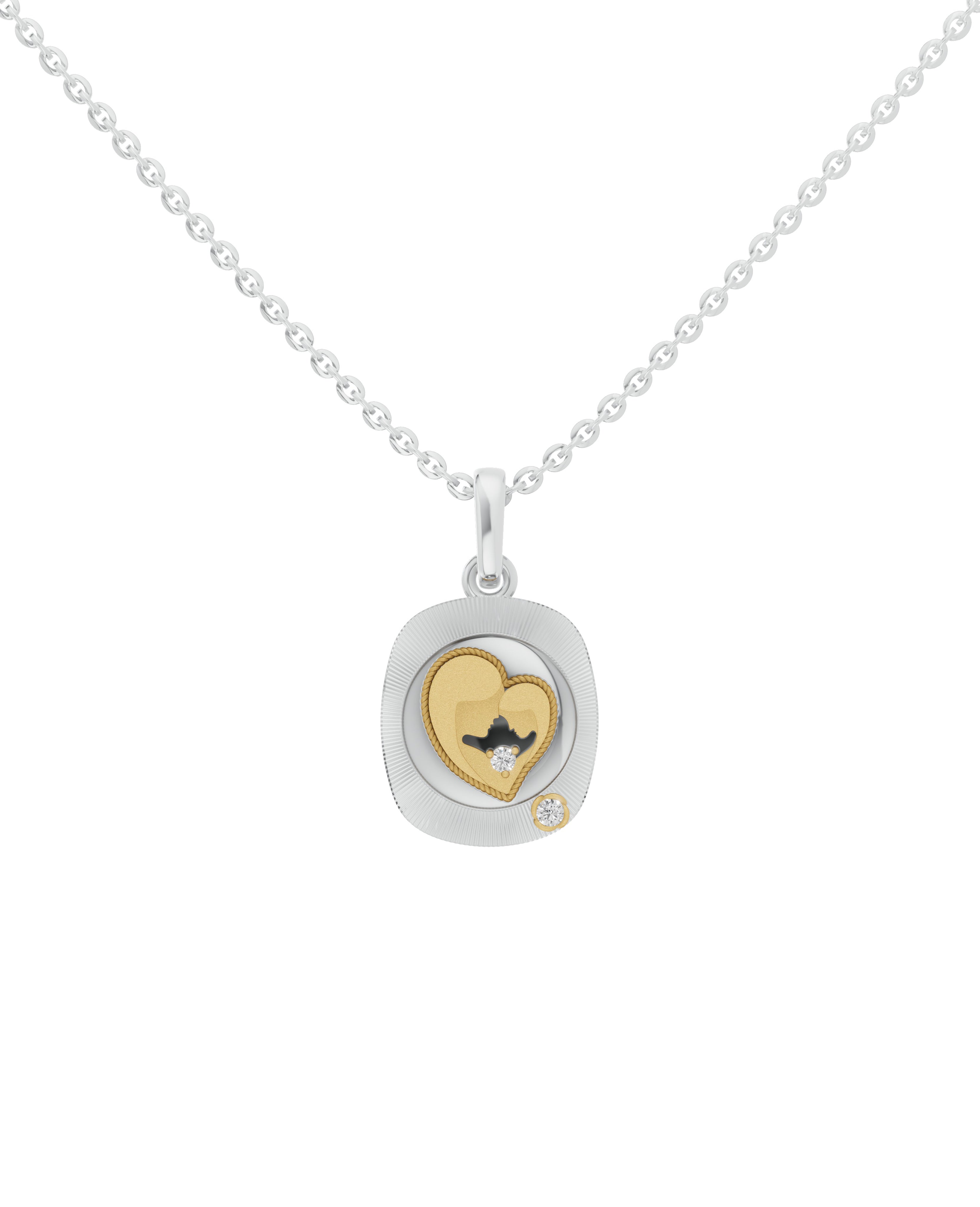 Sterling Silver and Gold Motif