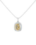Sterling Silver and Gold Motif