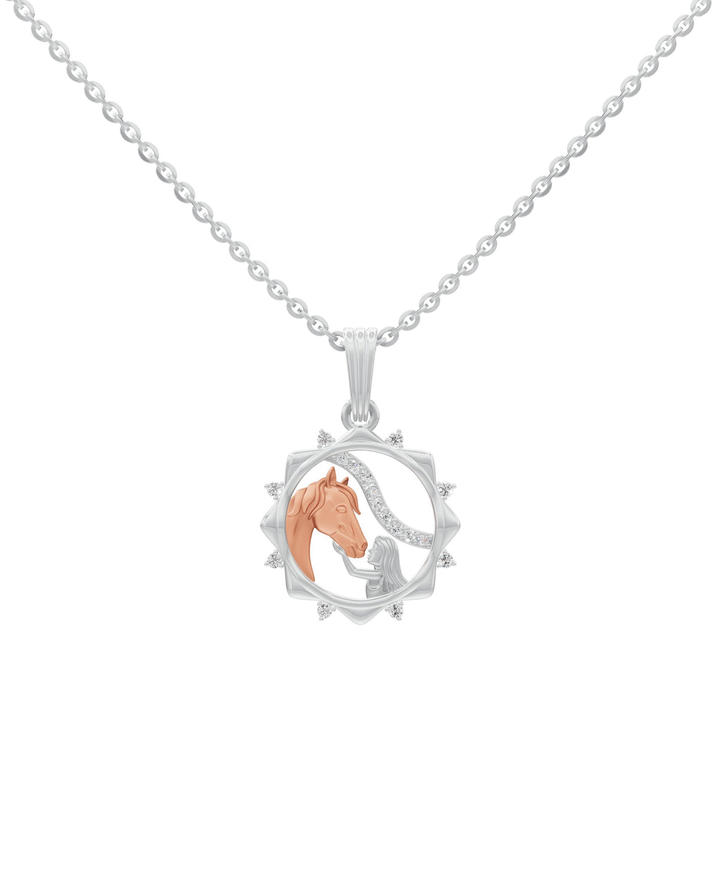 Sterling Silver with Gold motif