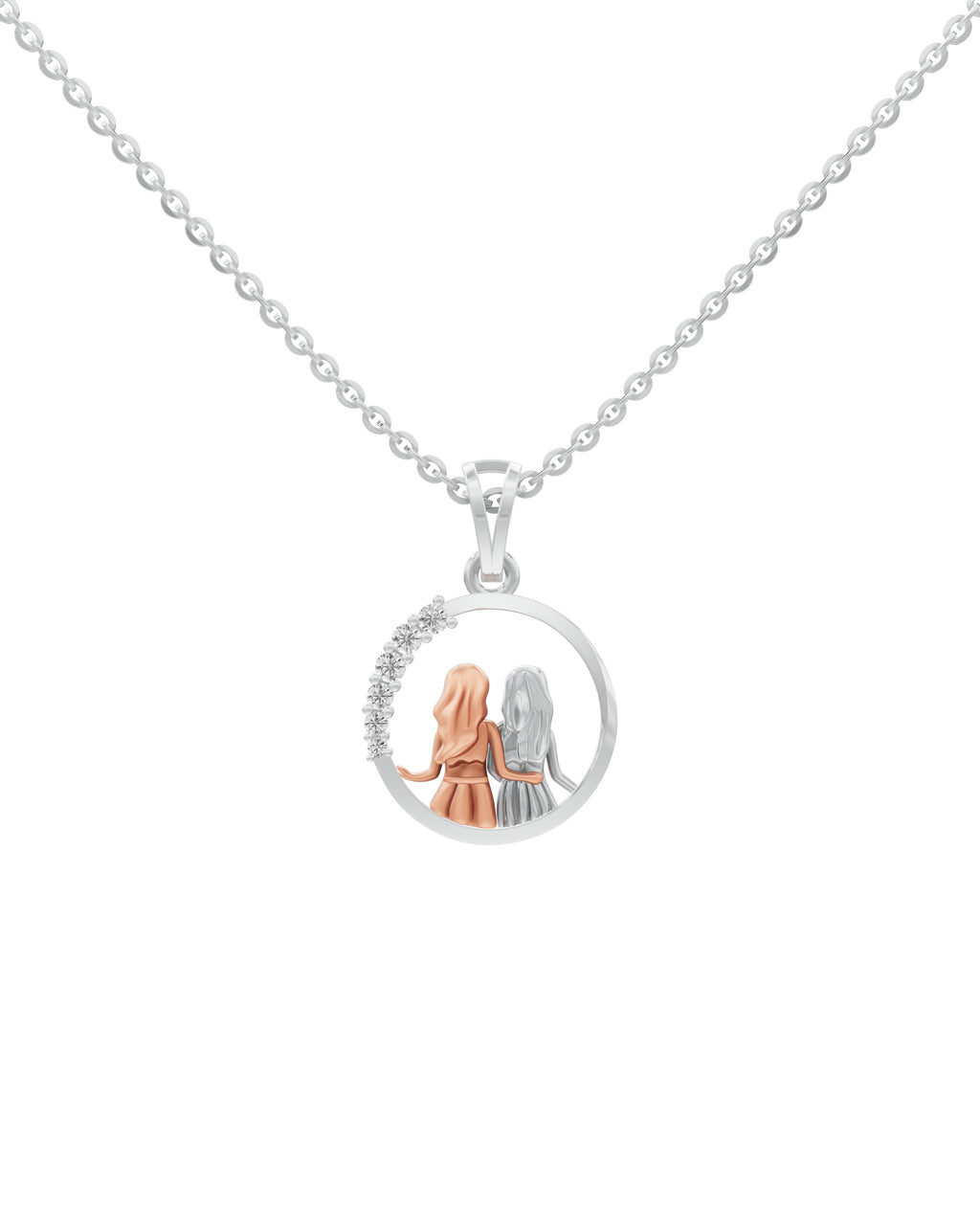 Sterling Silver with Gold motif
