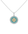 Sterling Silver and Gold Motif