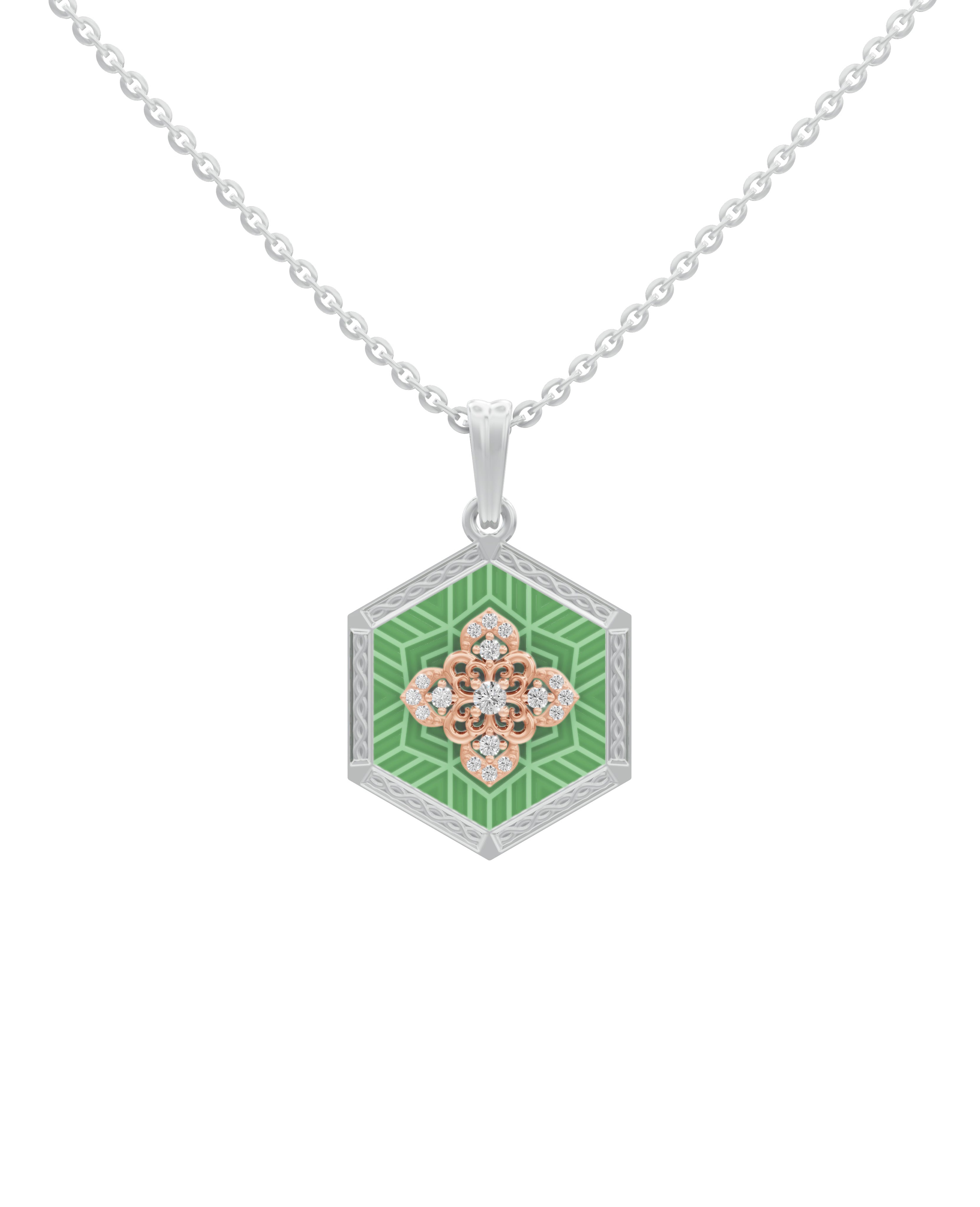 Sterling Silver and Gold Motif