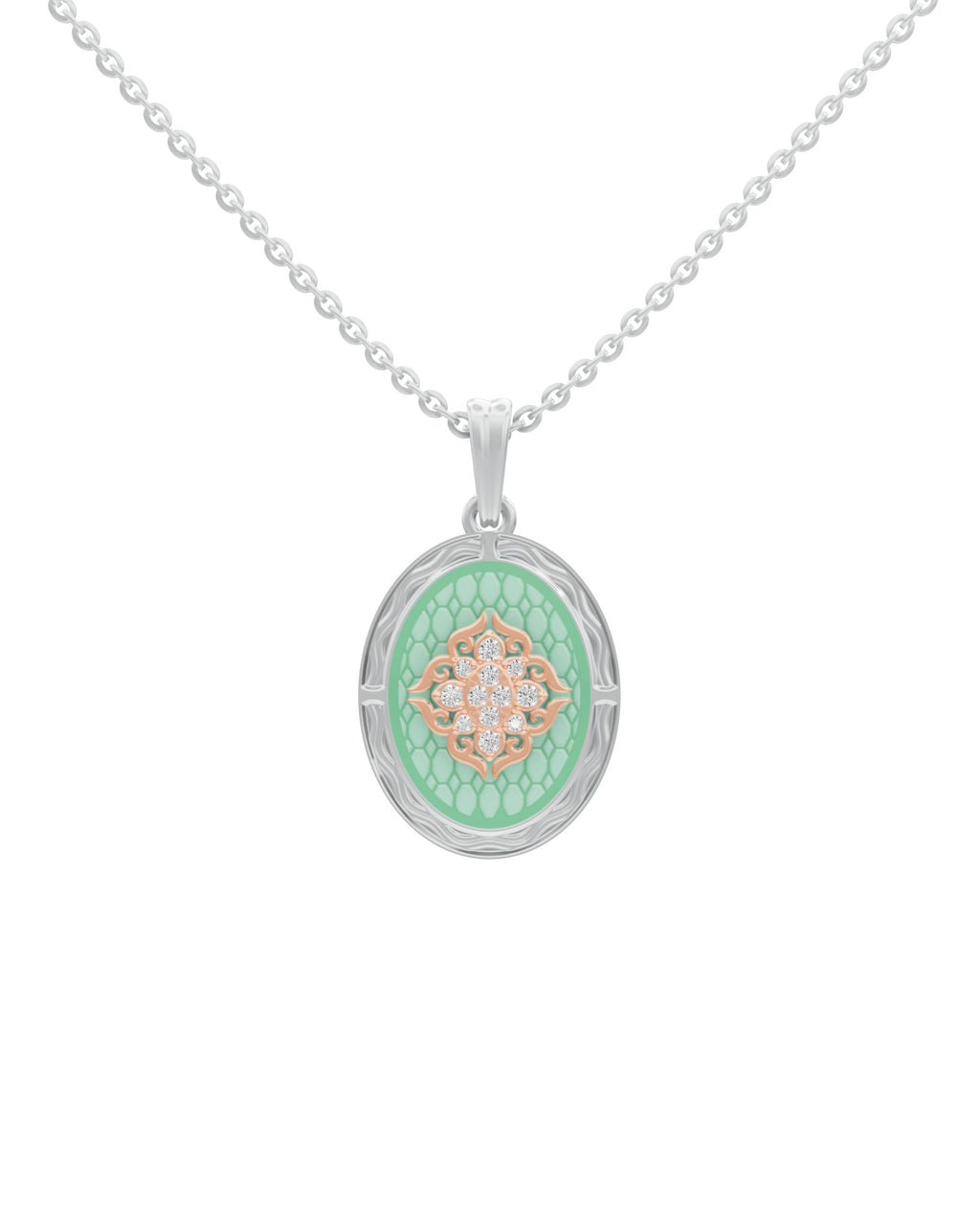 Sterling Silver and Gold Motif