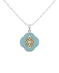 Sterling Silver and Gold Motif