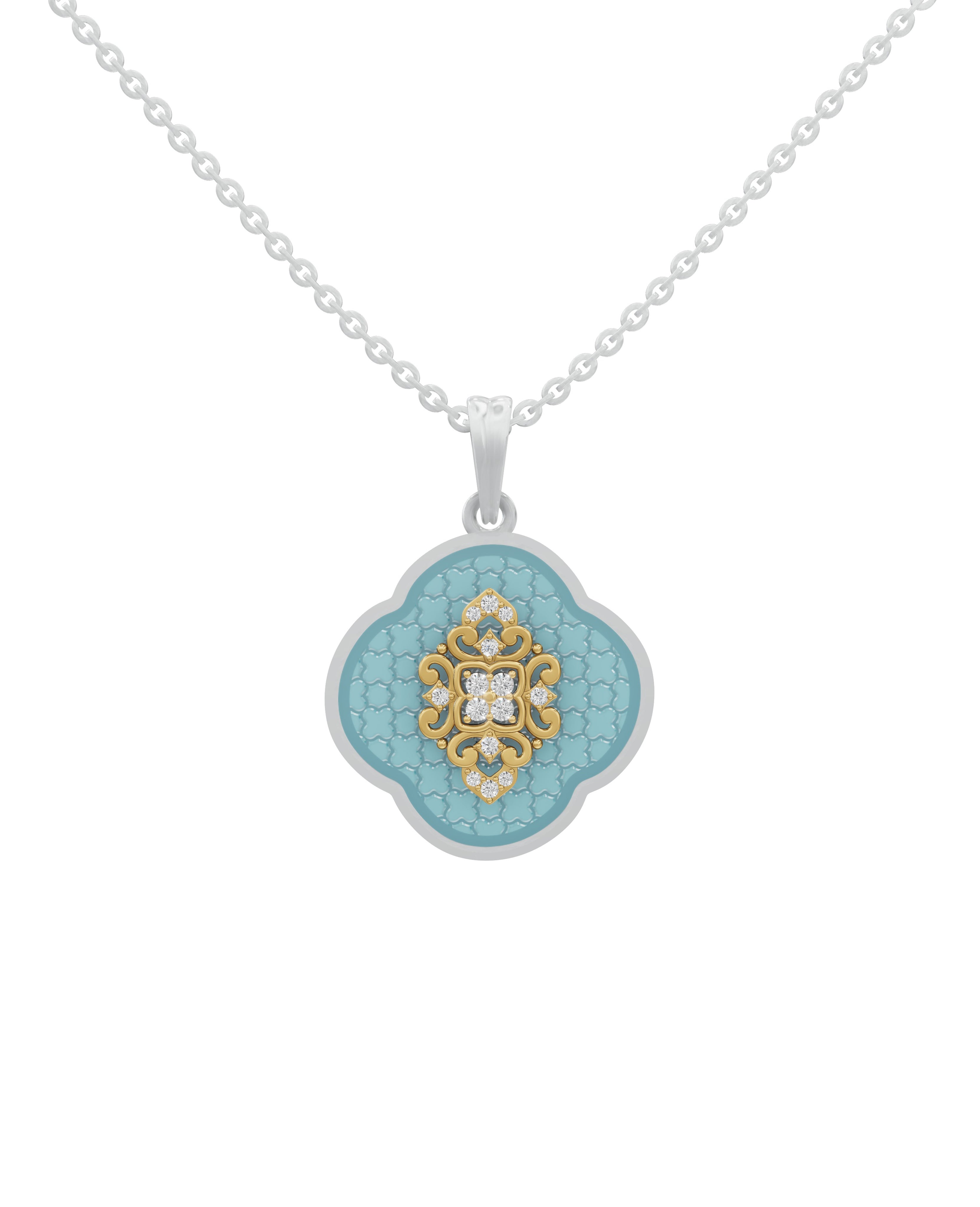 Sterling Silver and Gold Motif