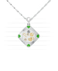 Women's silver pendant