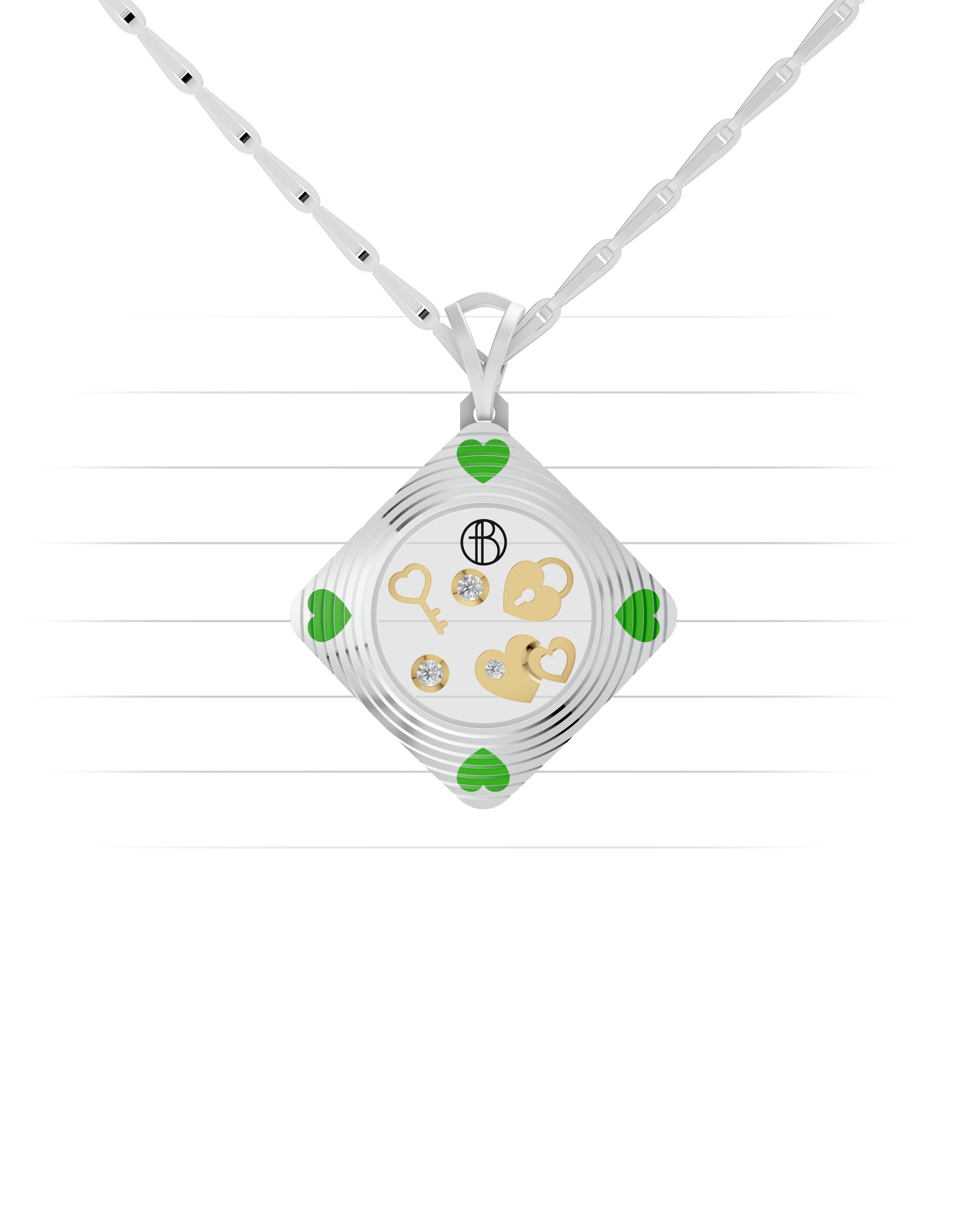 Women's silver pendant