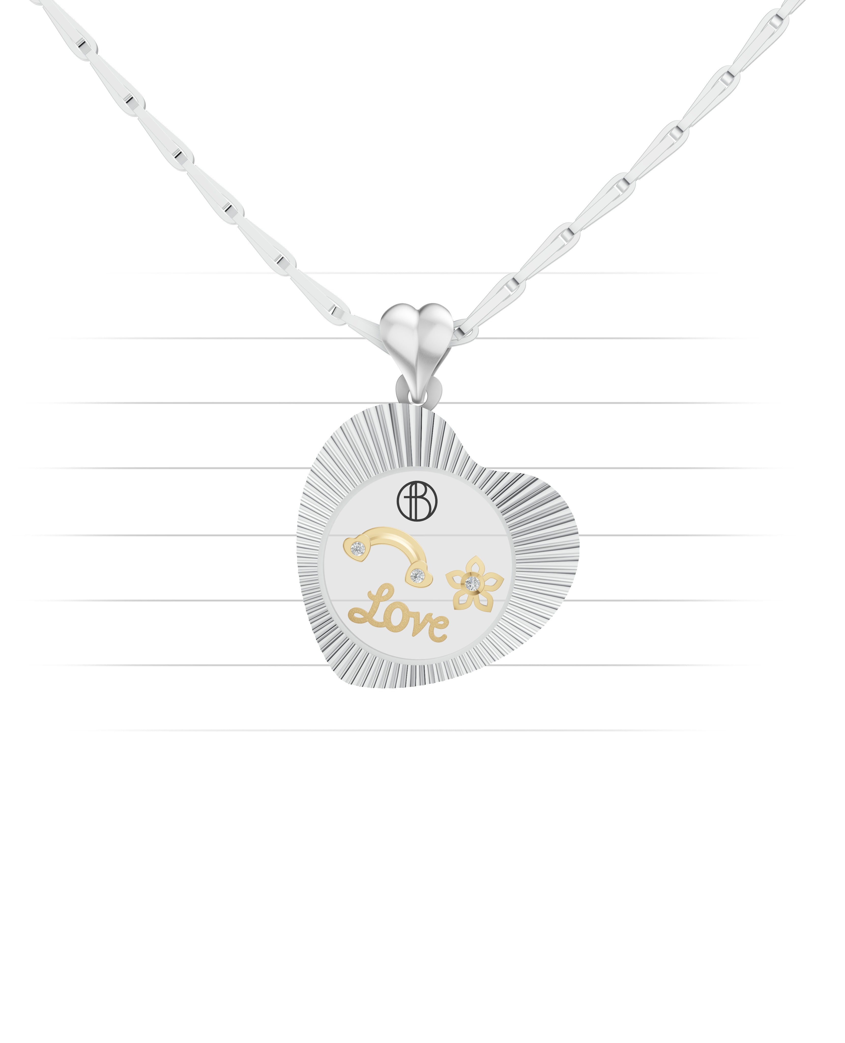 Women's silver pendant