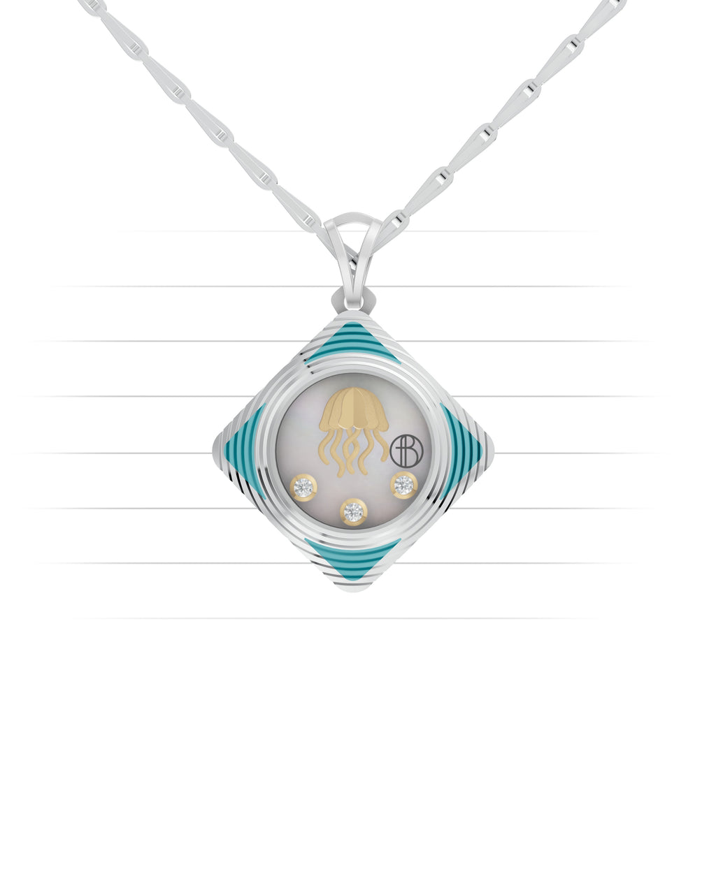 Women's silver pendant