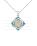 Women's silver pendant