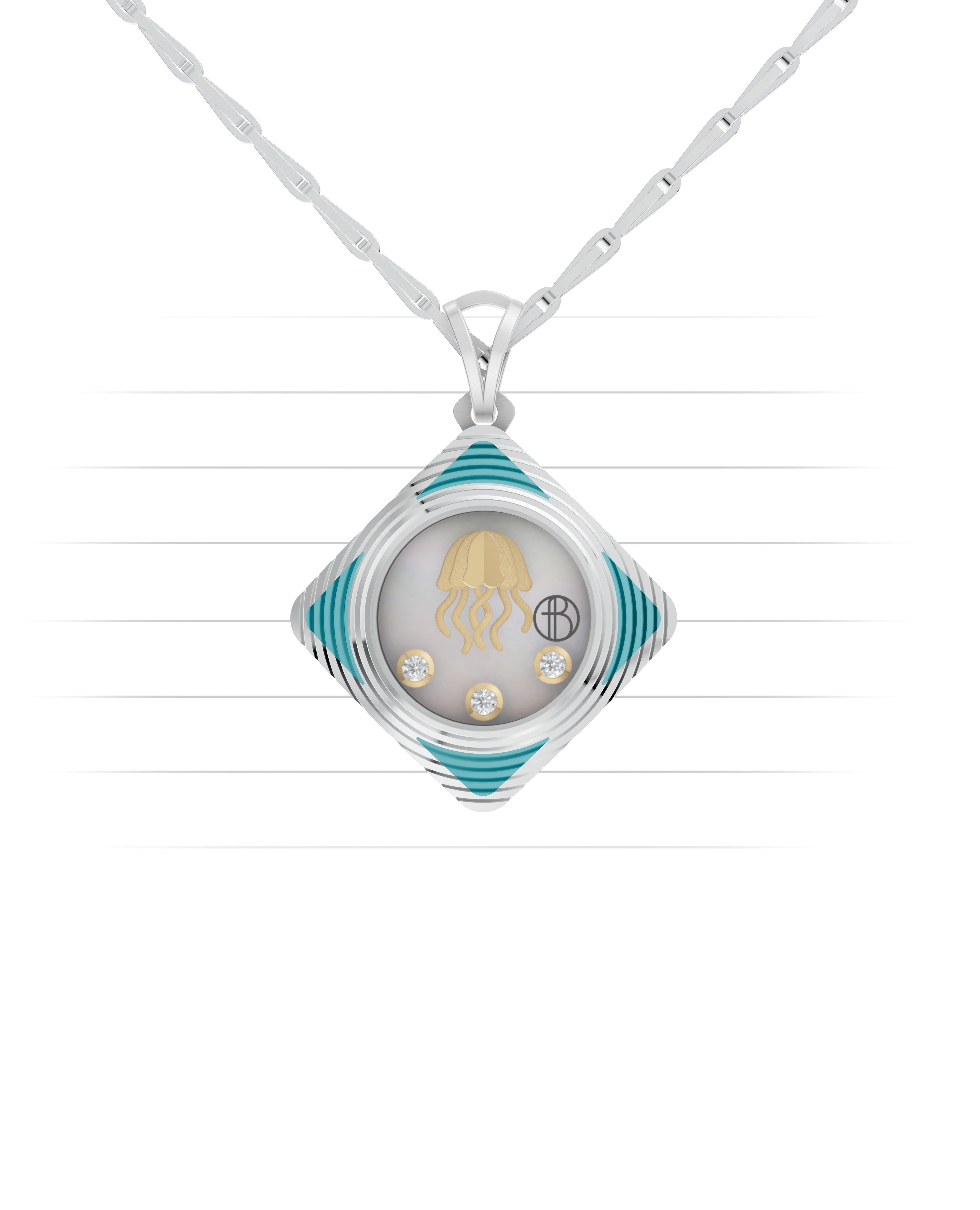 Women's silver pendant