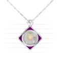 Women's silver pendant