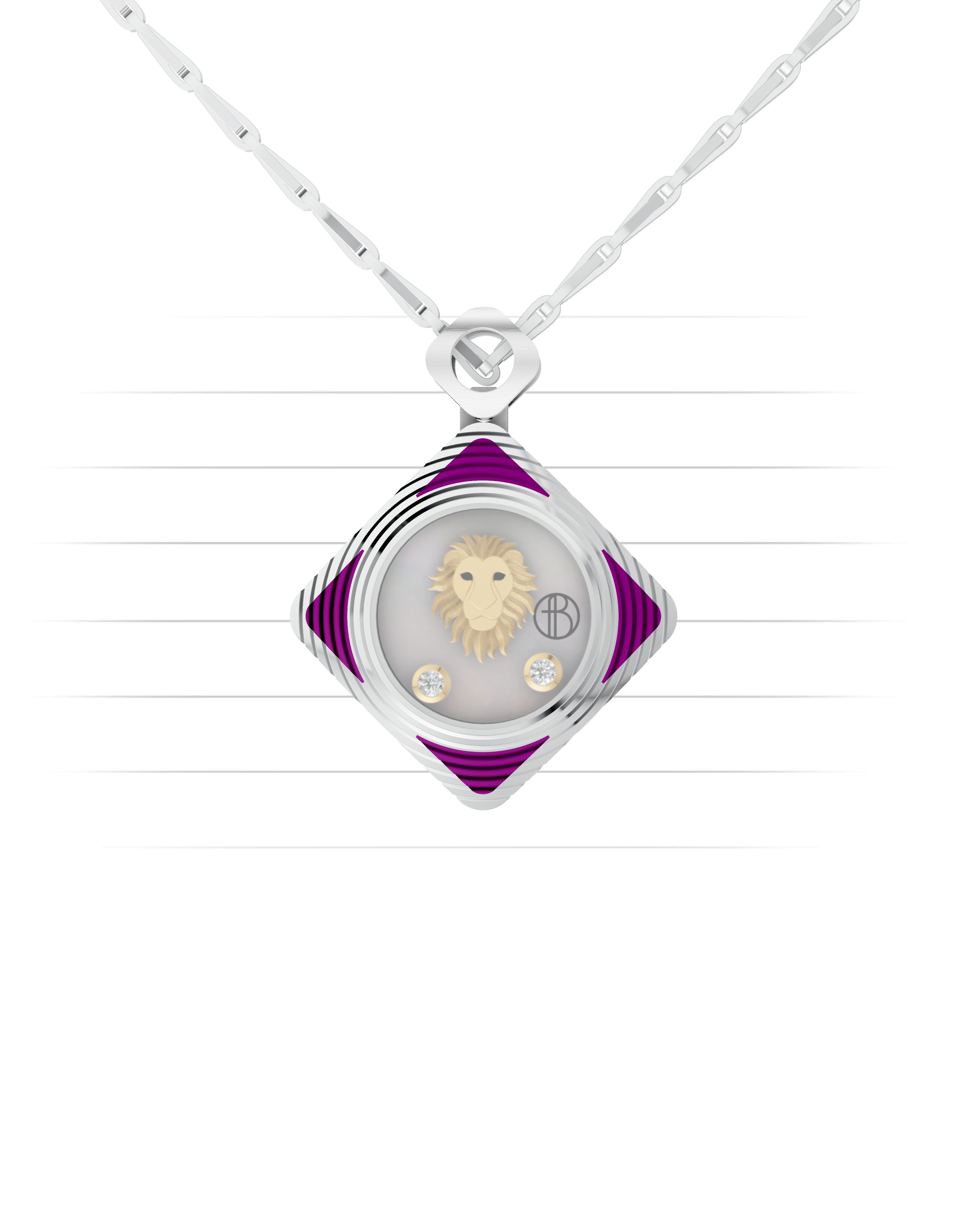Women's silver pendant