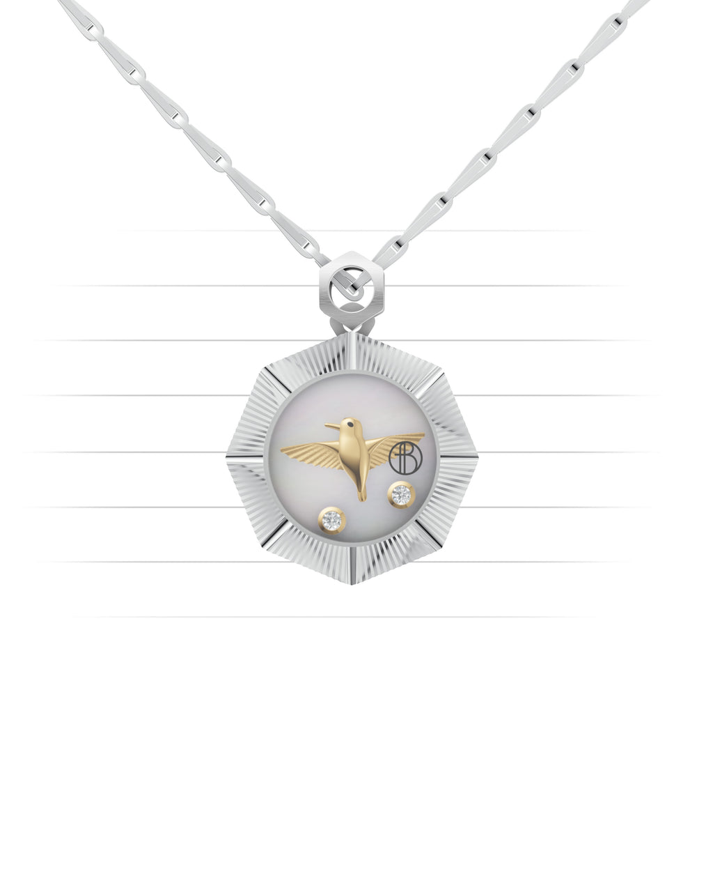Women's silver pendant
