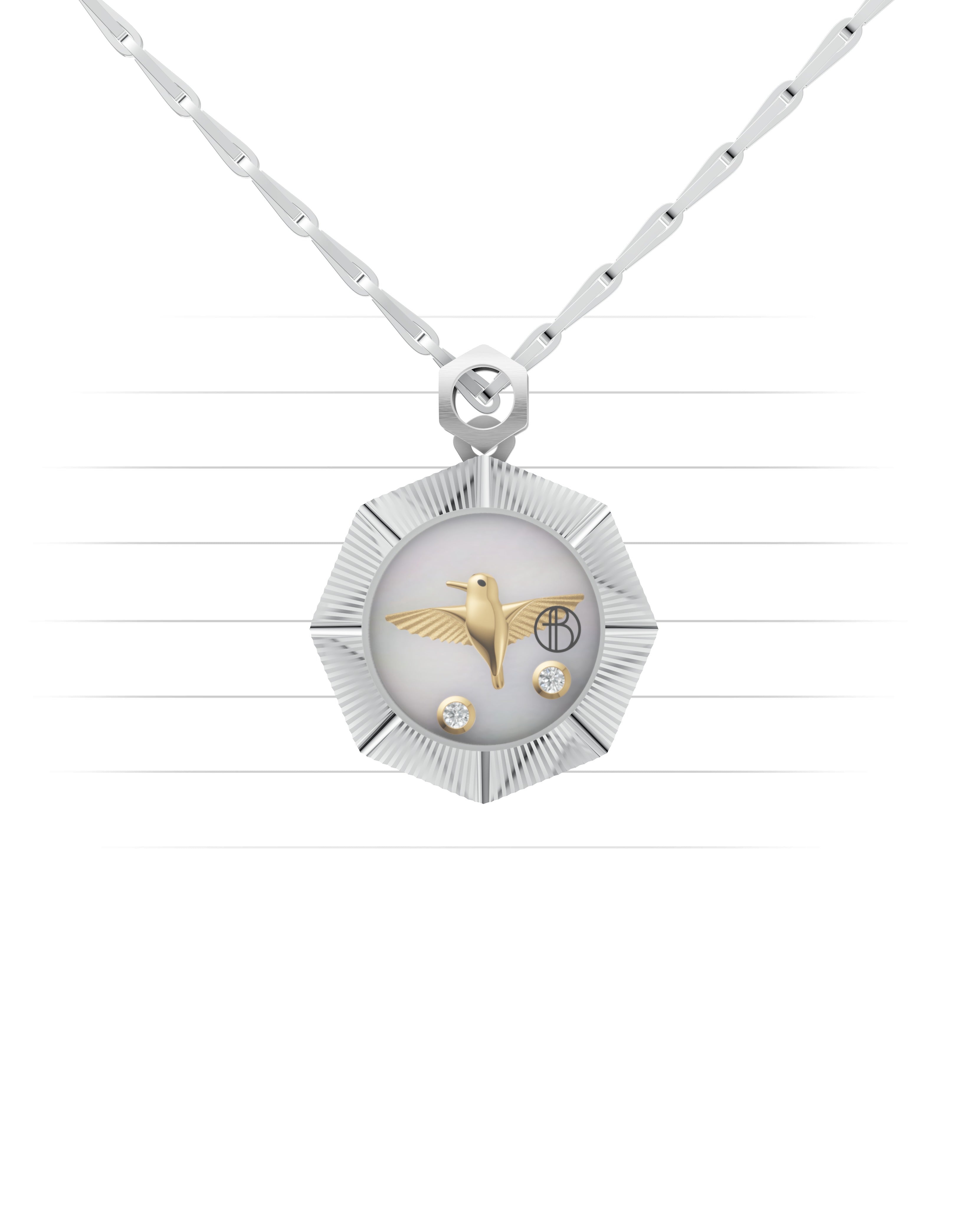 Women's silver pendant