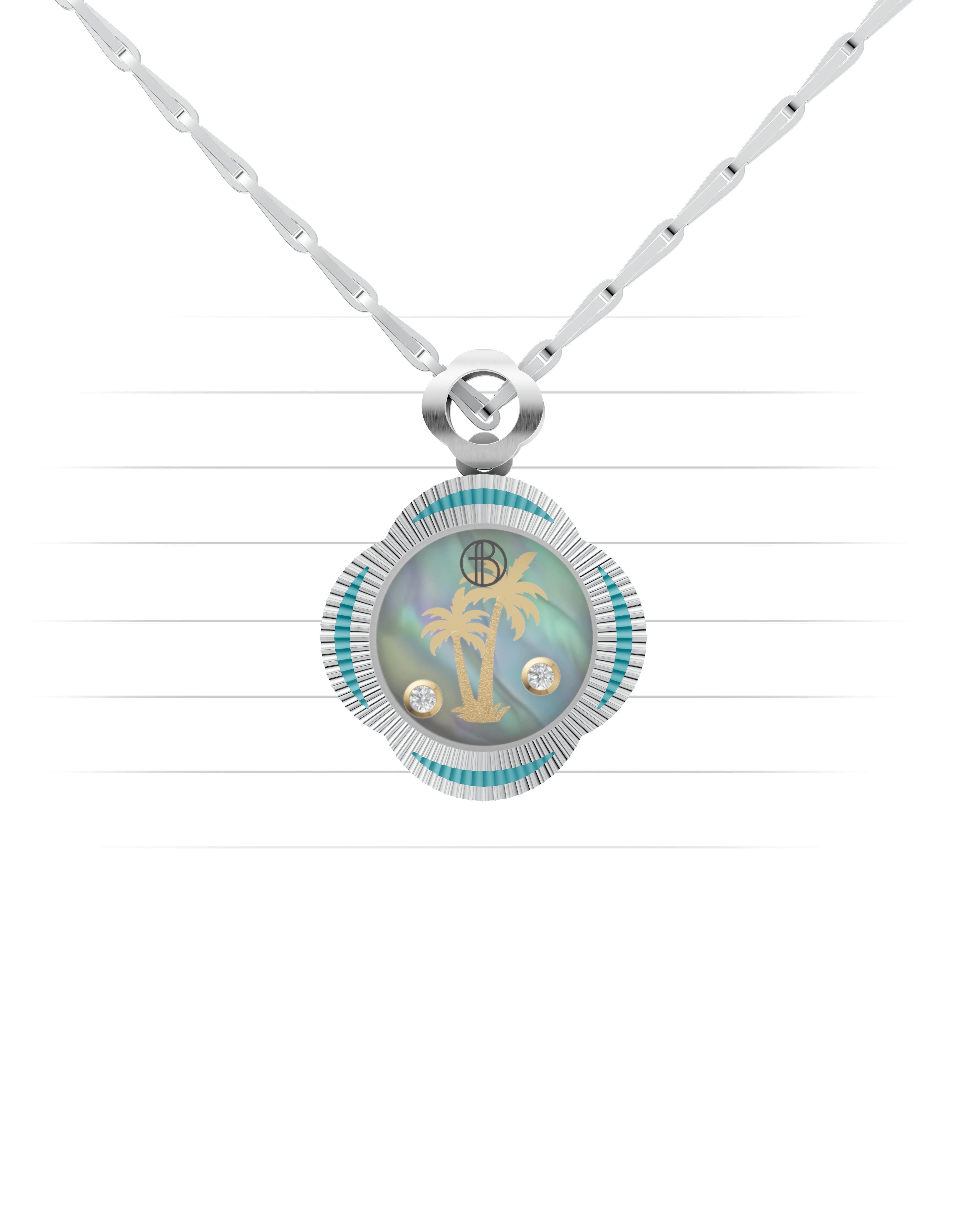 Women's silver pendant