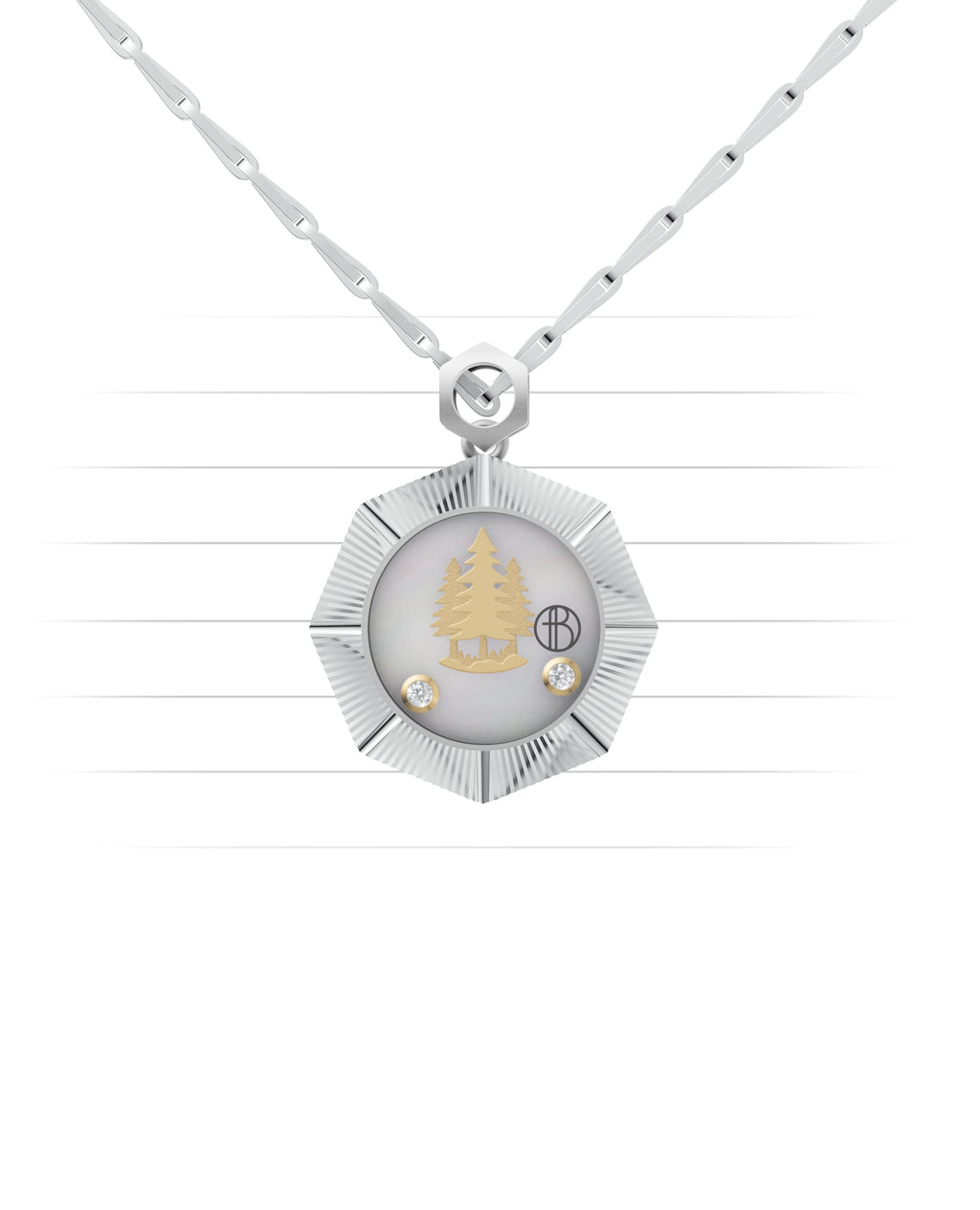 Women's silver pendant
