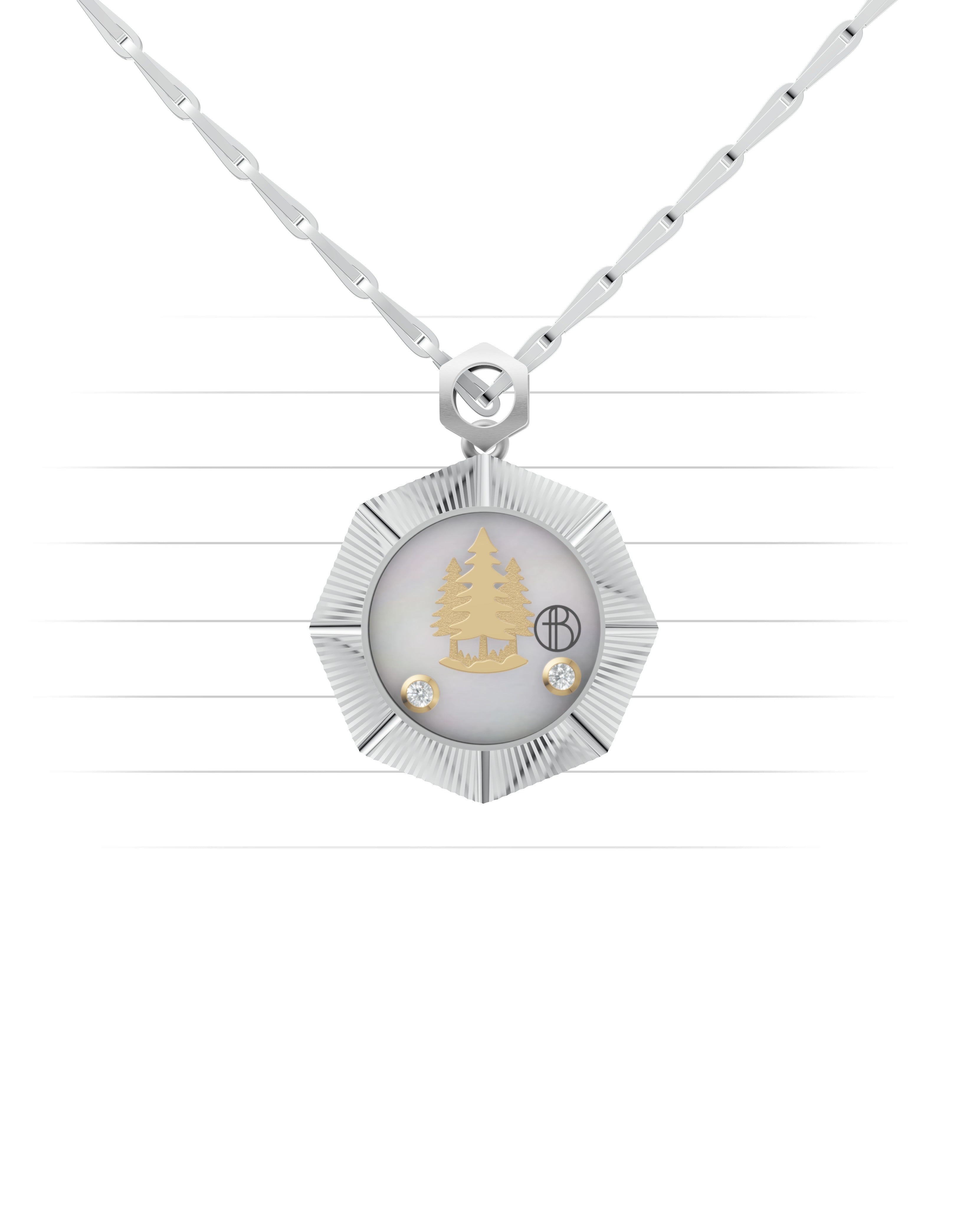 Women's silver pendant