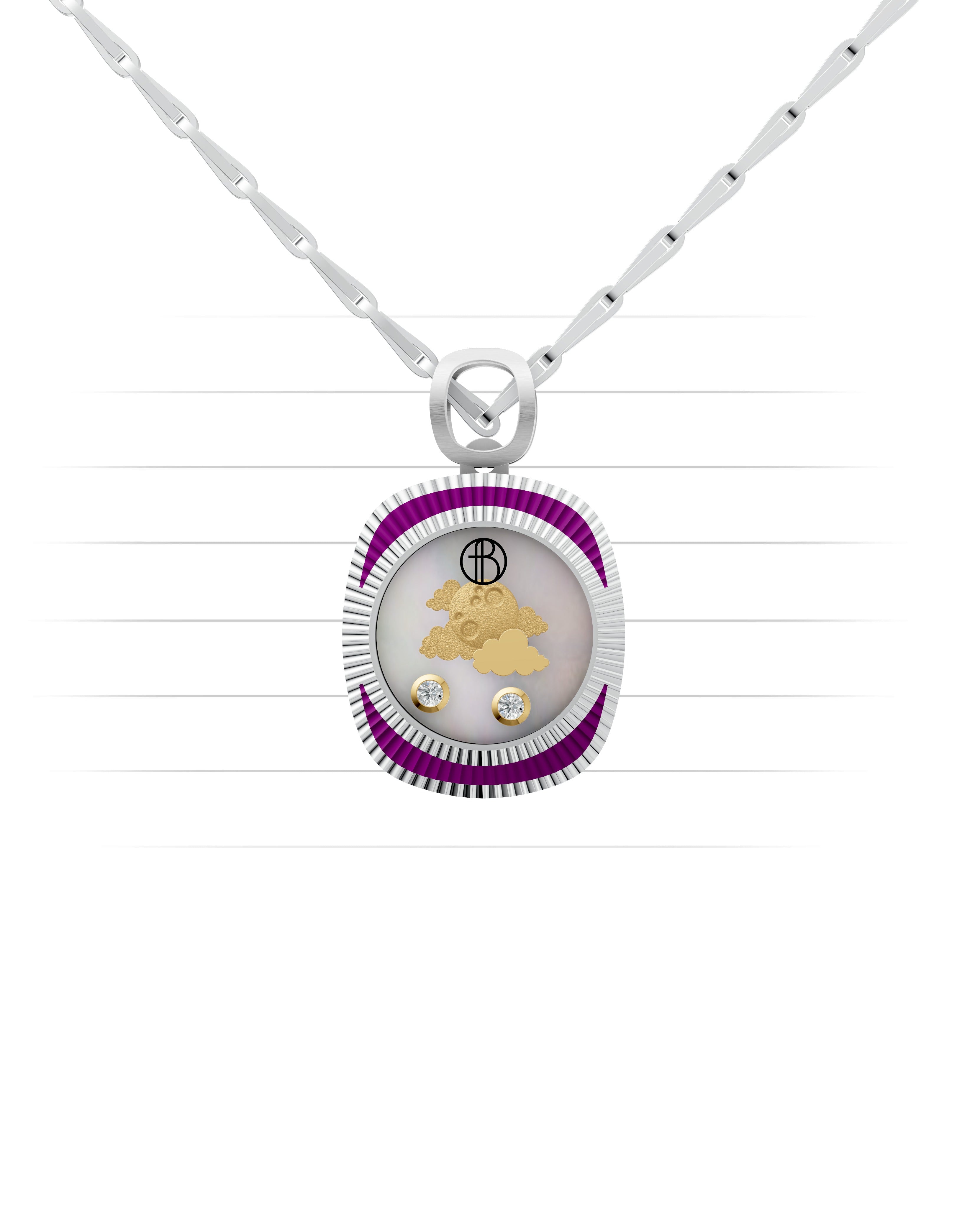 Women's silver pendant
