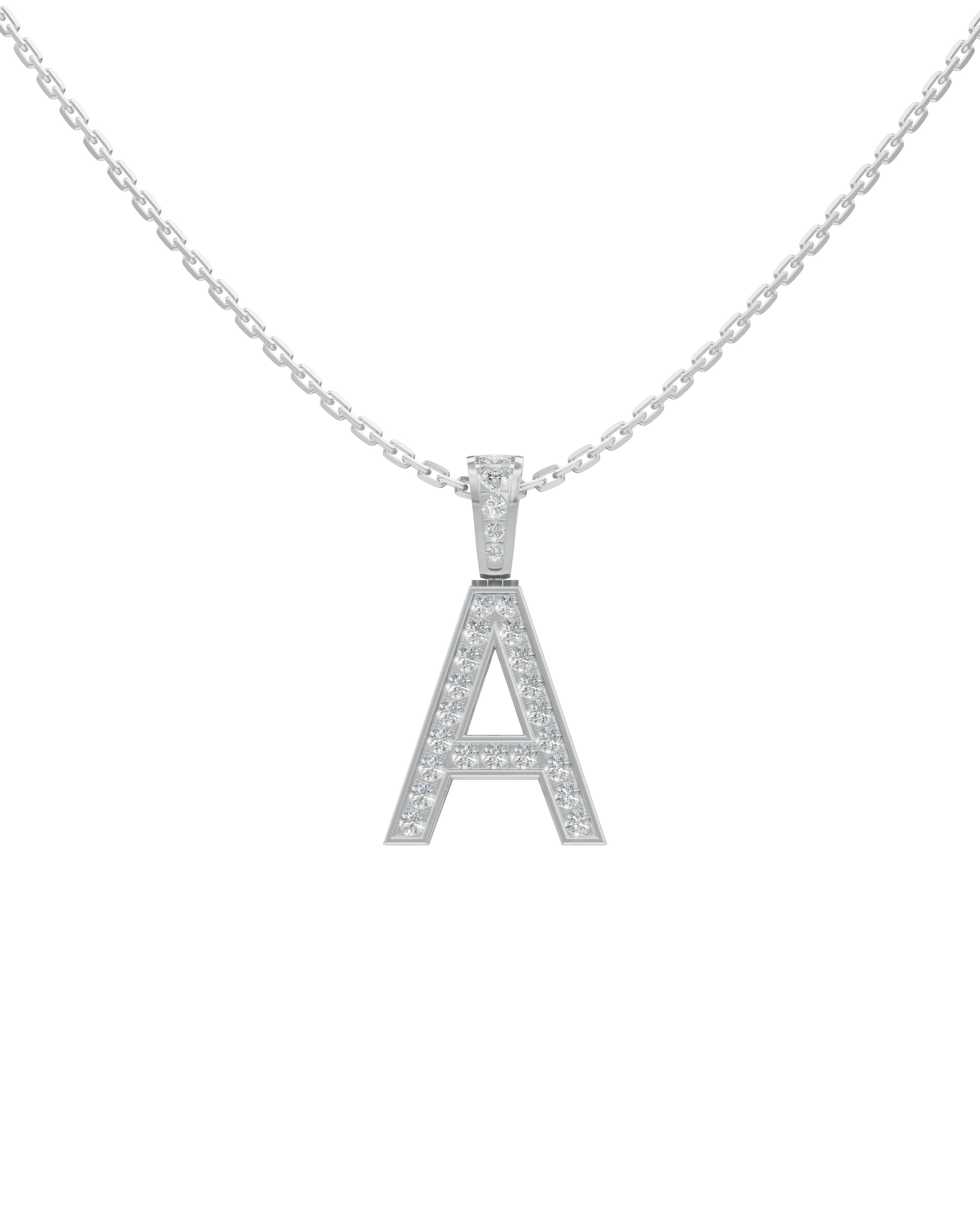 Platinized Sterling Silver