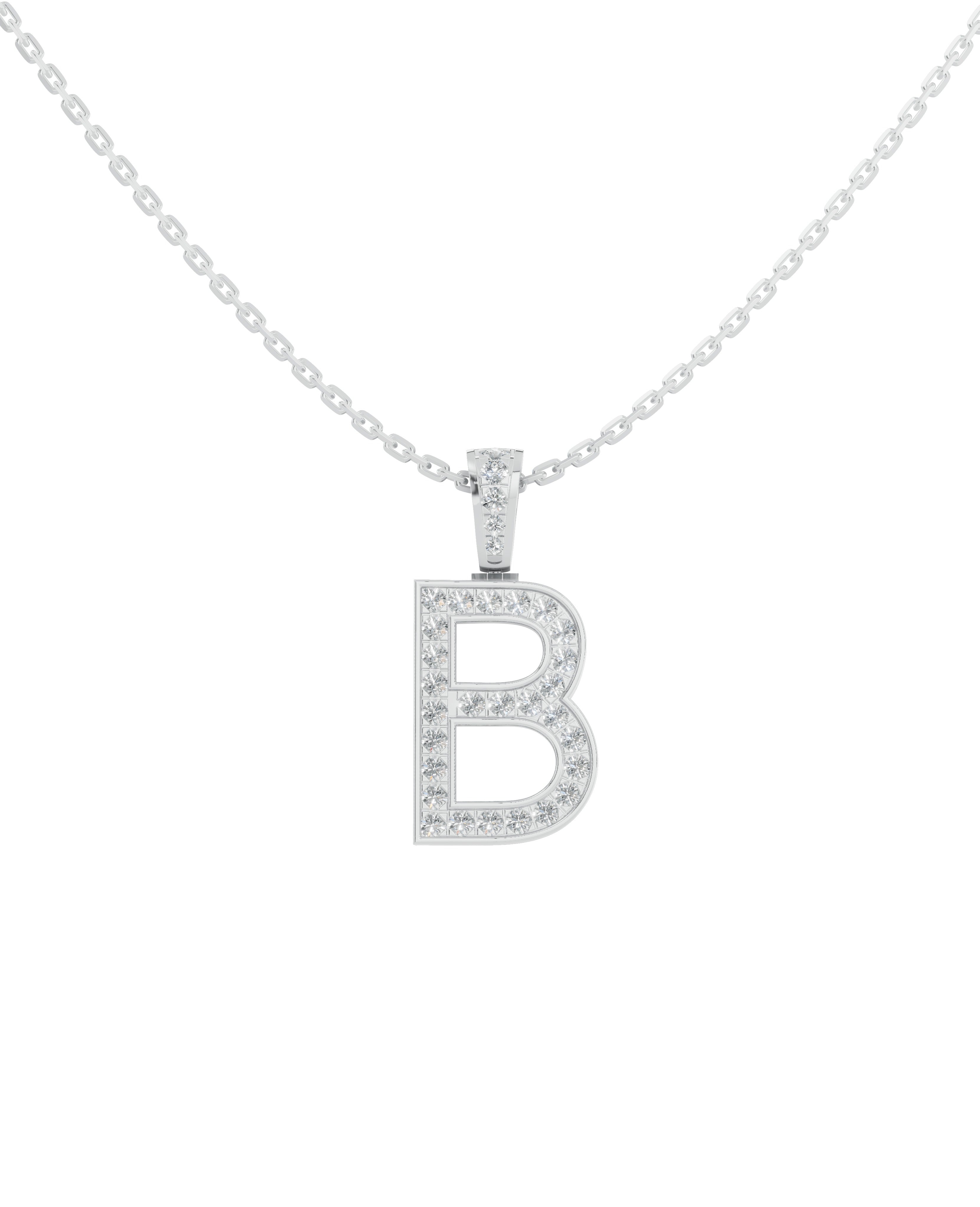 Platinized Sterling Silver