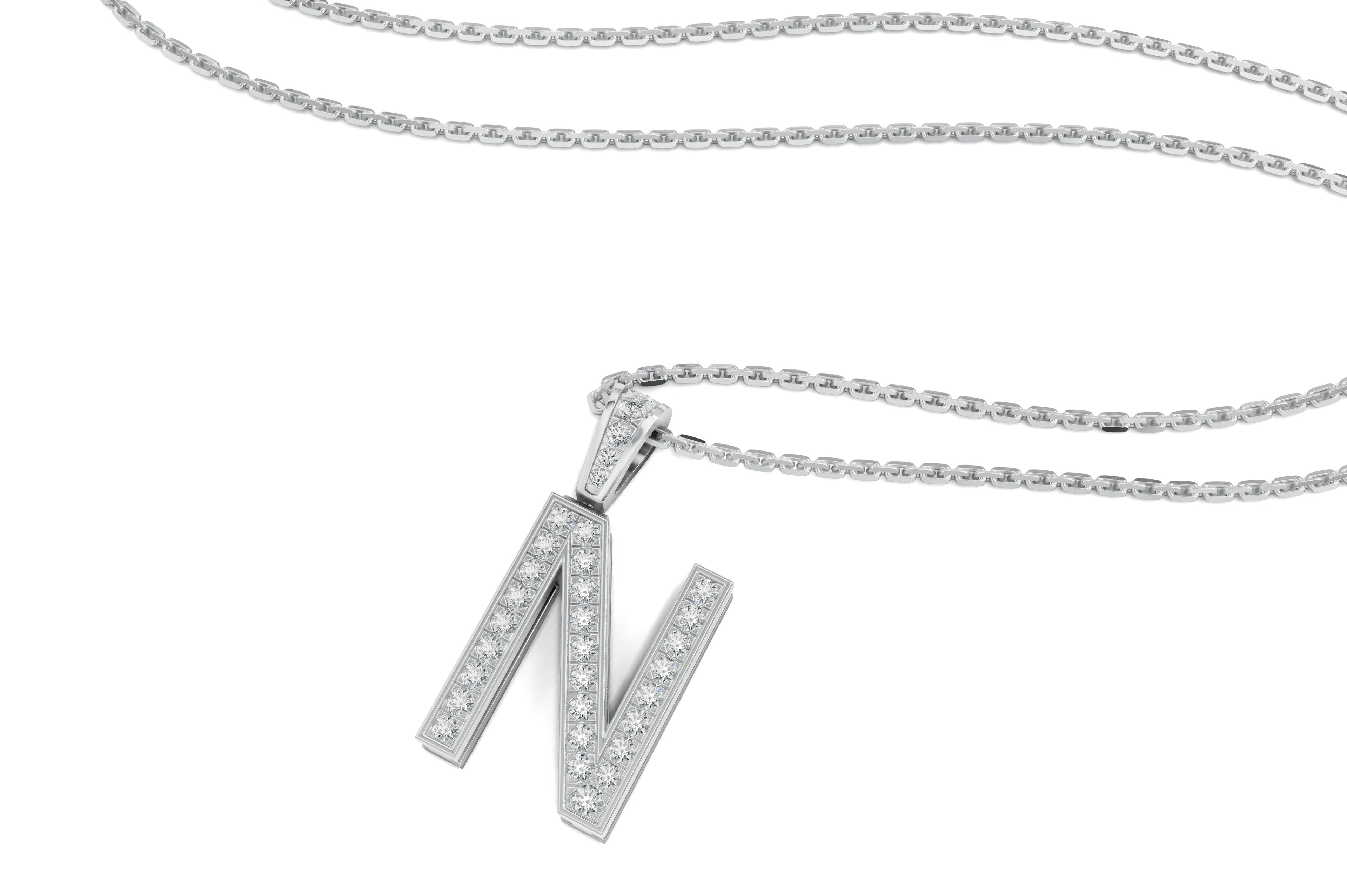 Platinized Sterling Silver