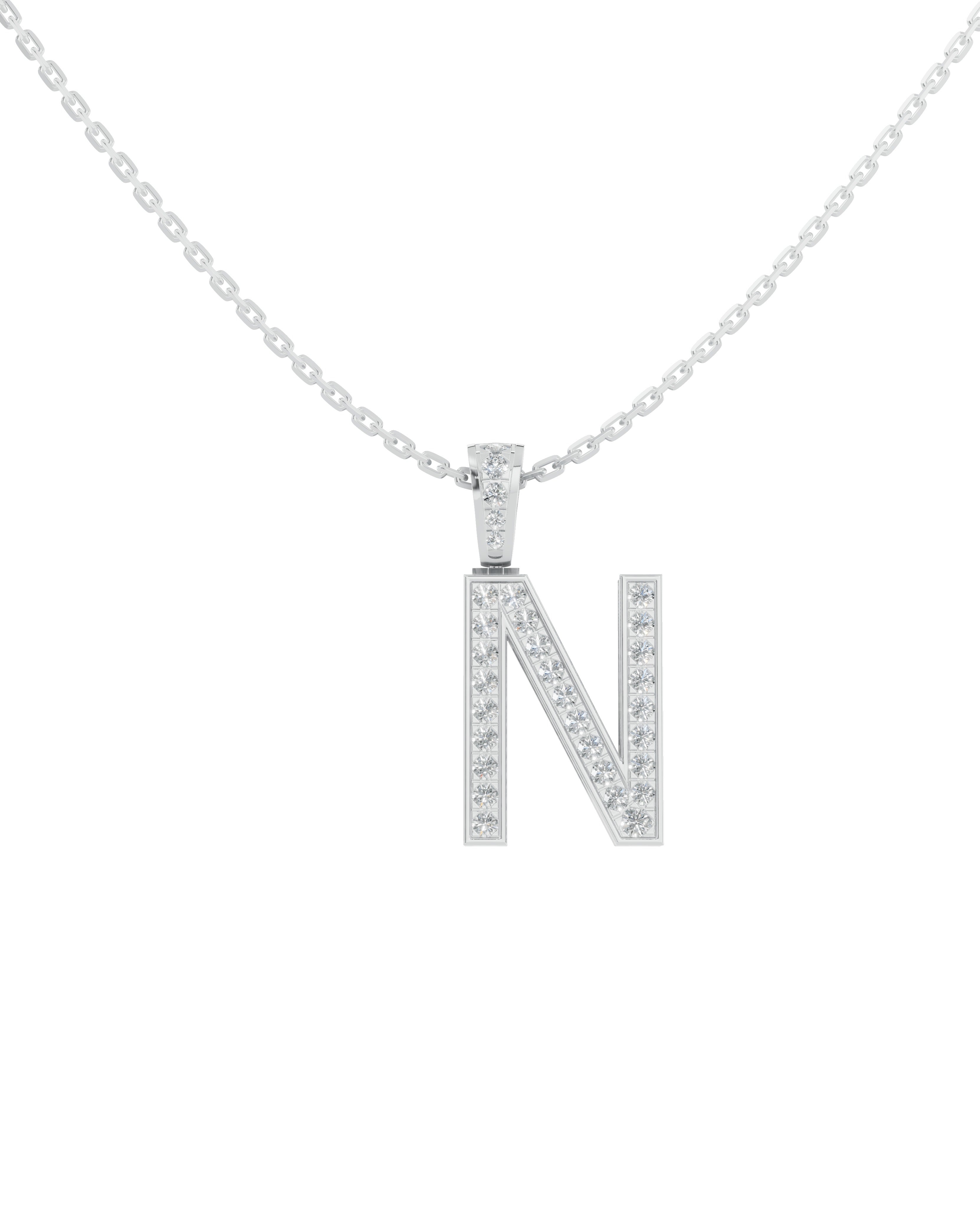 Platinized Sterling Silver