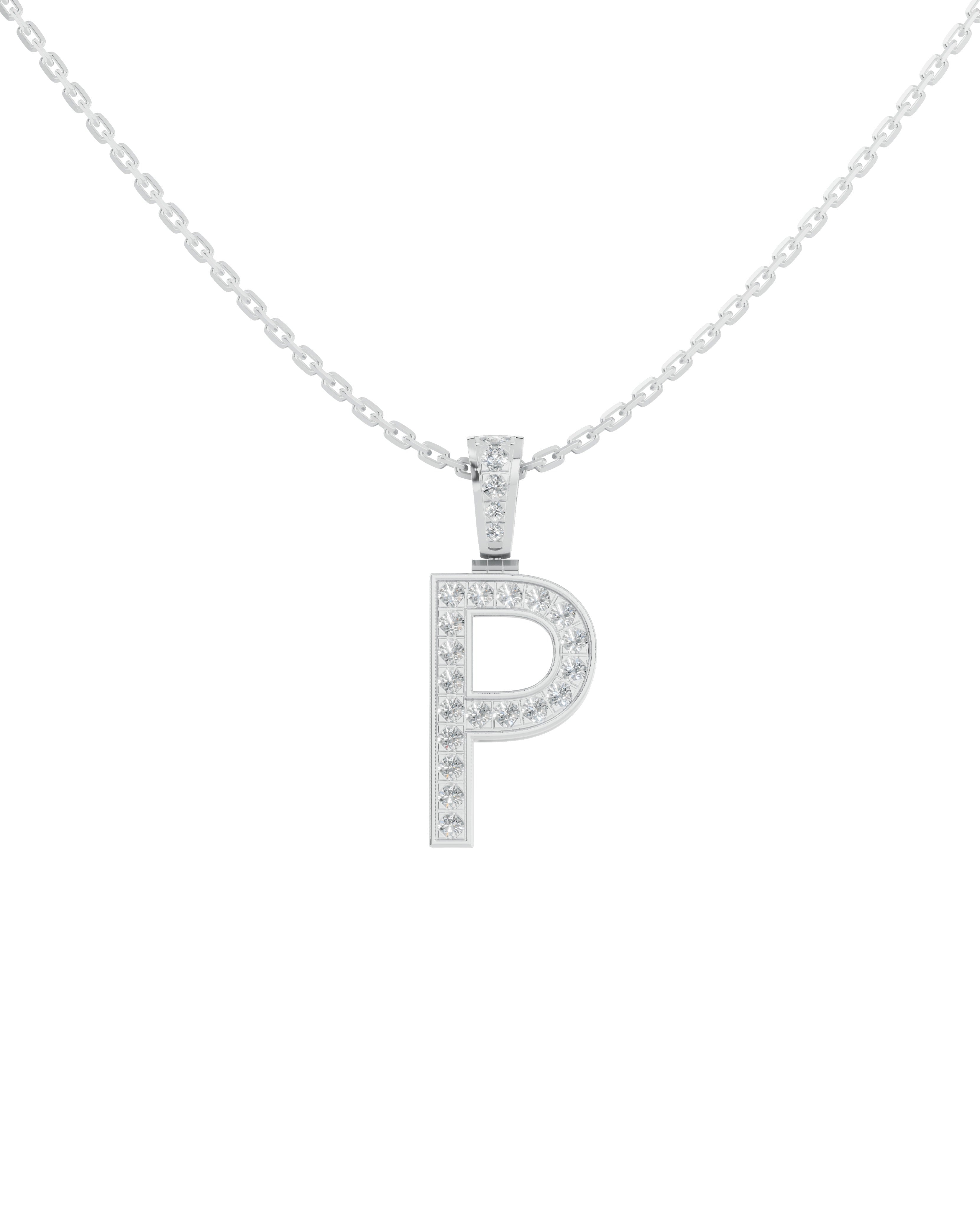 Platinized Sterling Silver