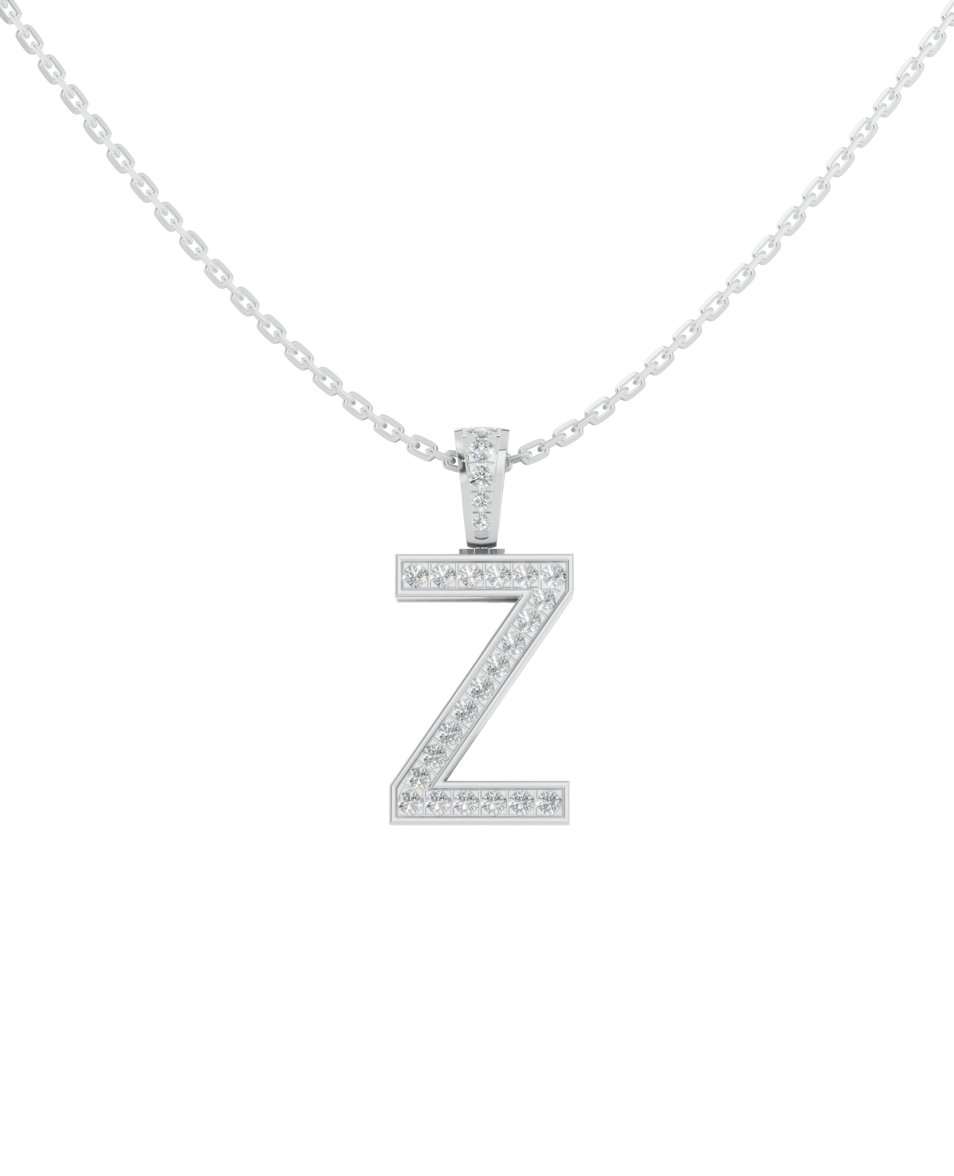 Platinized Sterling Silver