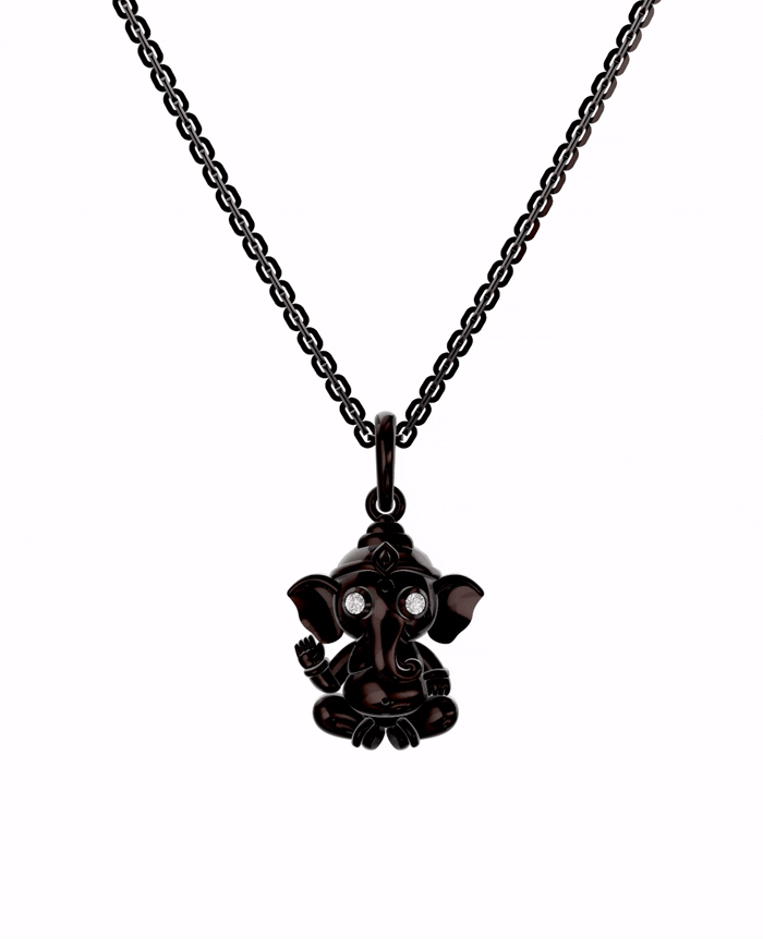 Chocolate-Brown Finished Silver