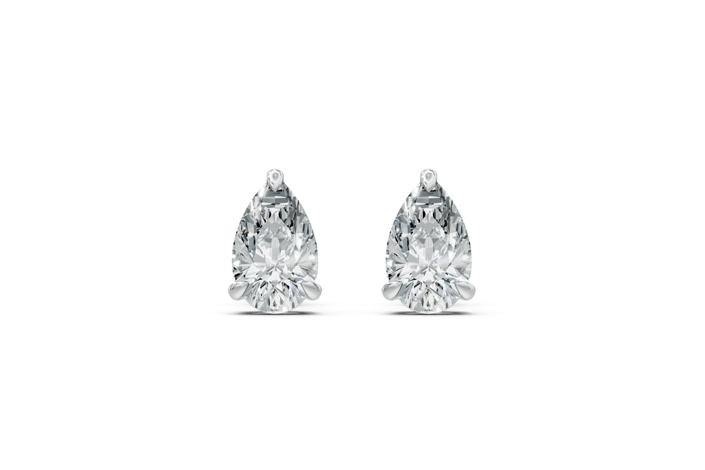 Spark Pear Stud Earings