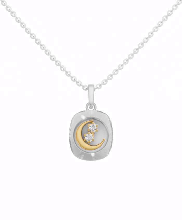 Sterling Silver and Gold Motif