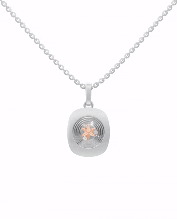Sterling Silver and Gold Motif