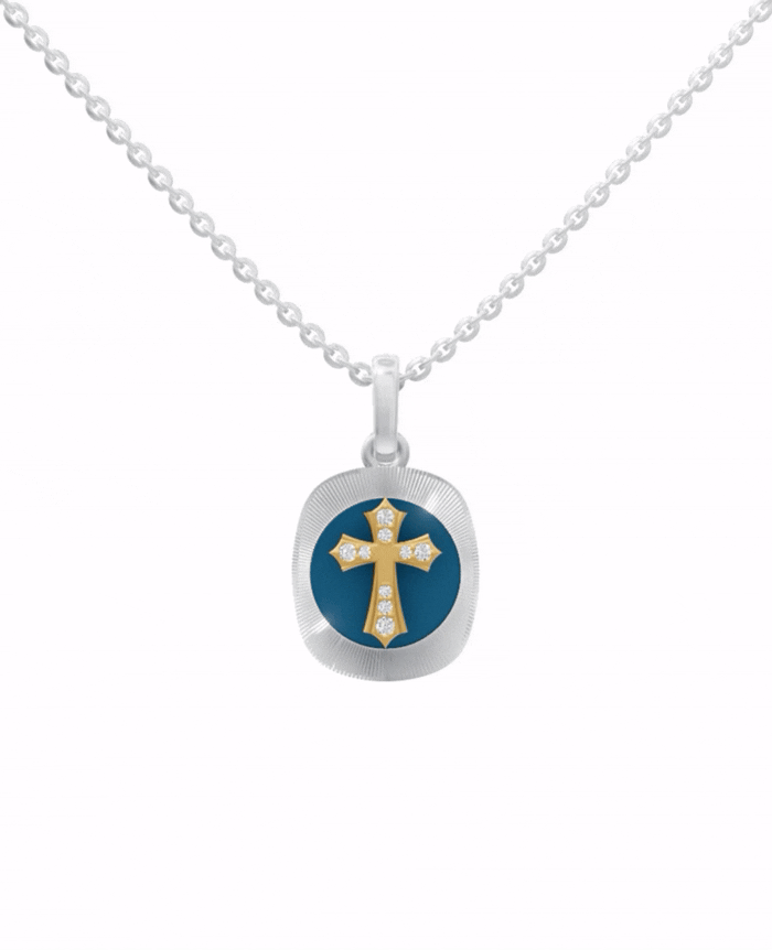 Sterling Silver and Gold Motif