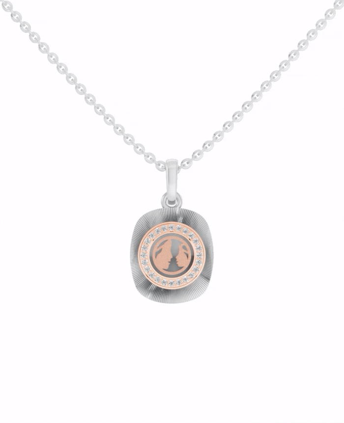 Sterling Silver and Gold Motif